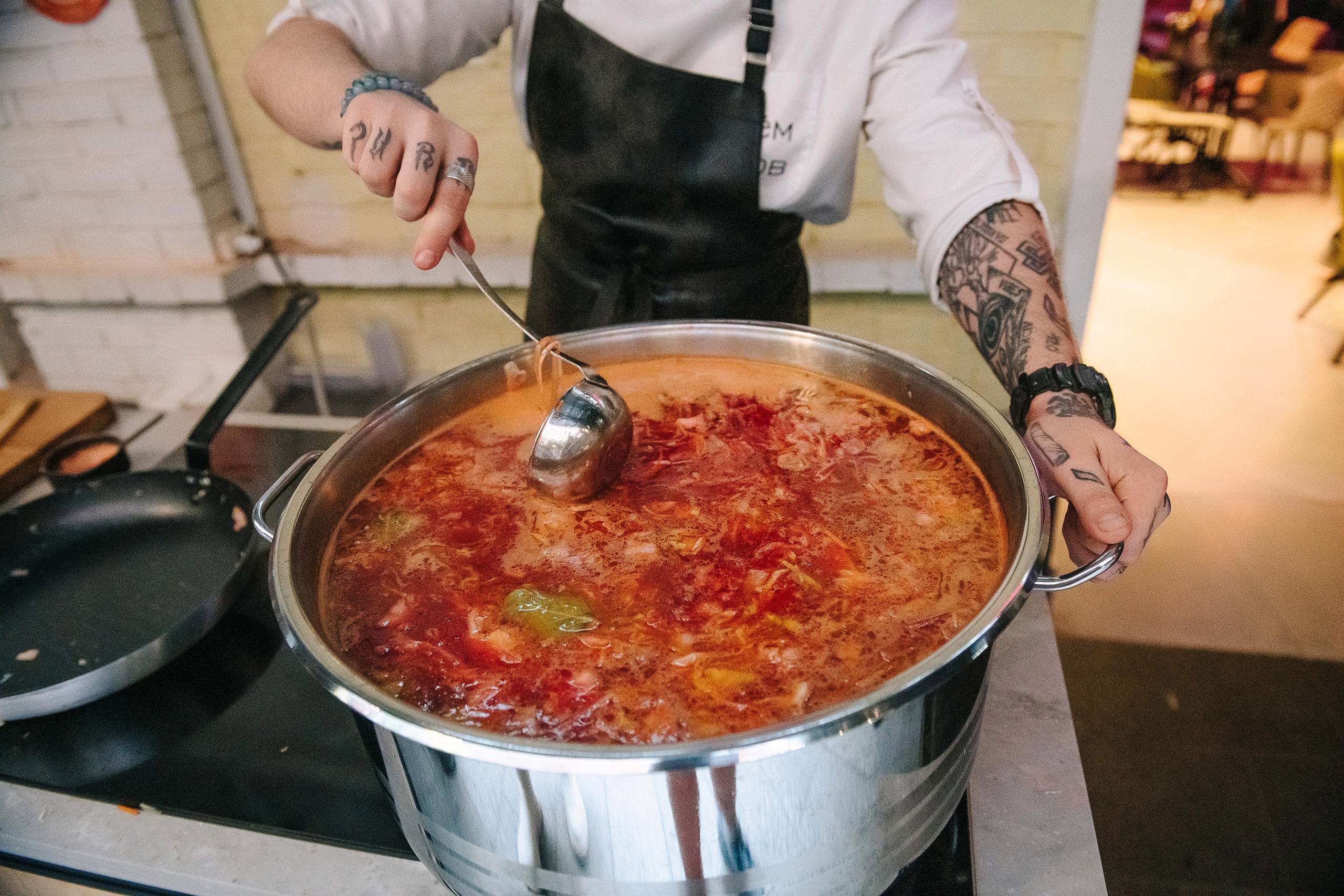 Гастродвор. Бранч. Мастер-класс по приготовлению борща. Фотограф Валерия Голубева (Миронова)