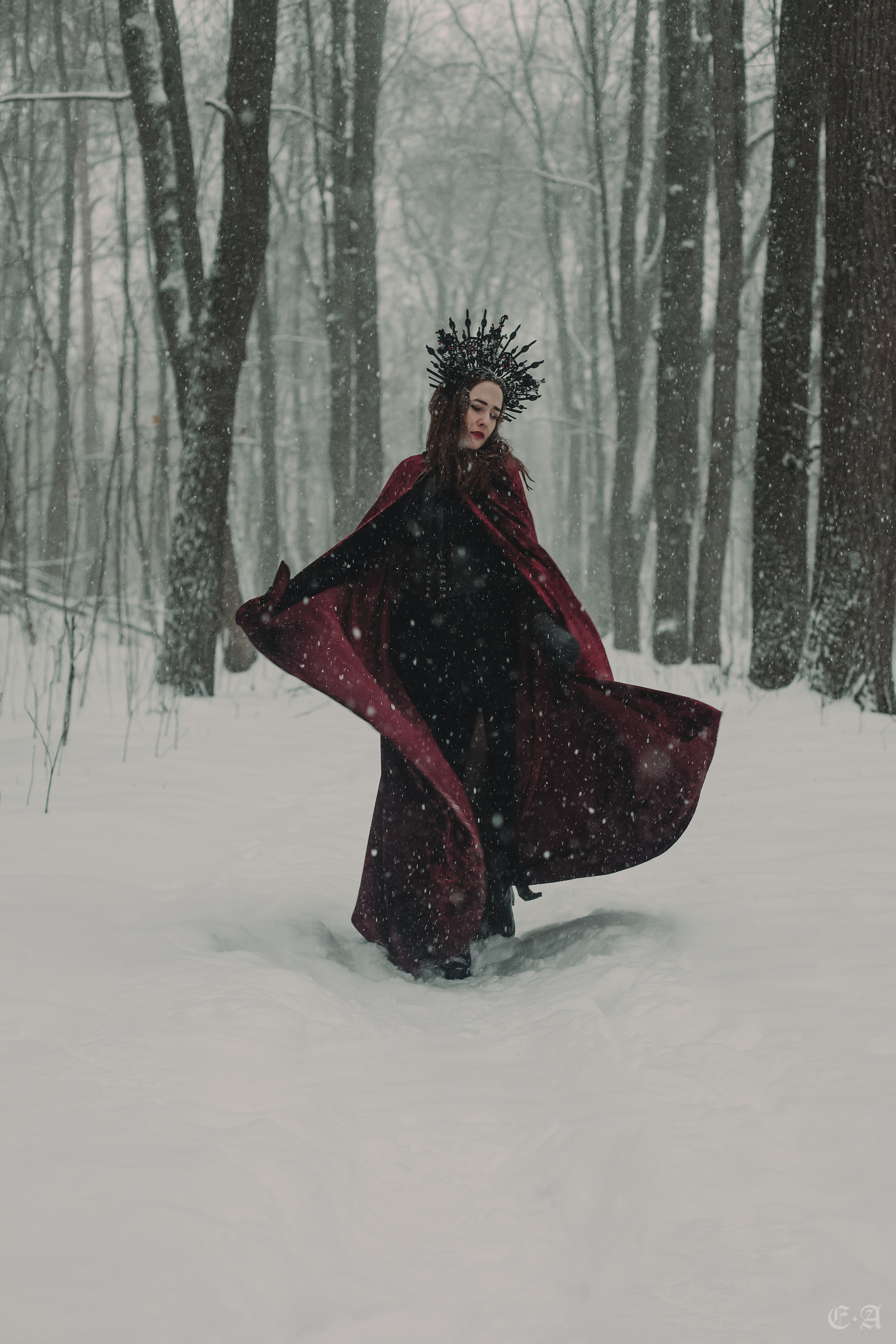 Зимняя сказка для Witch Light. Фотограф Ellairen