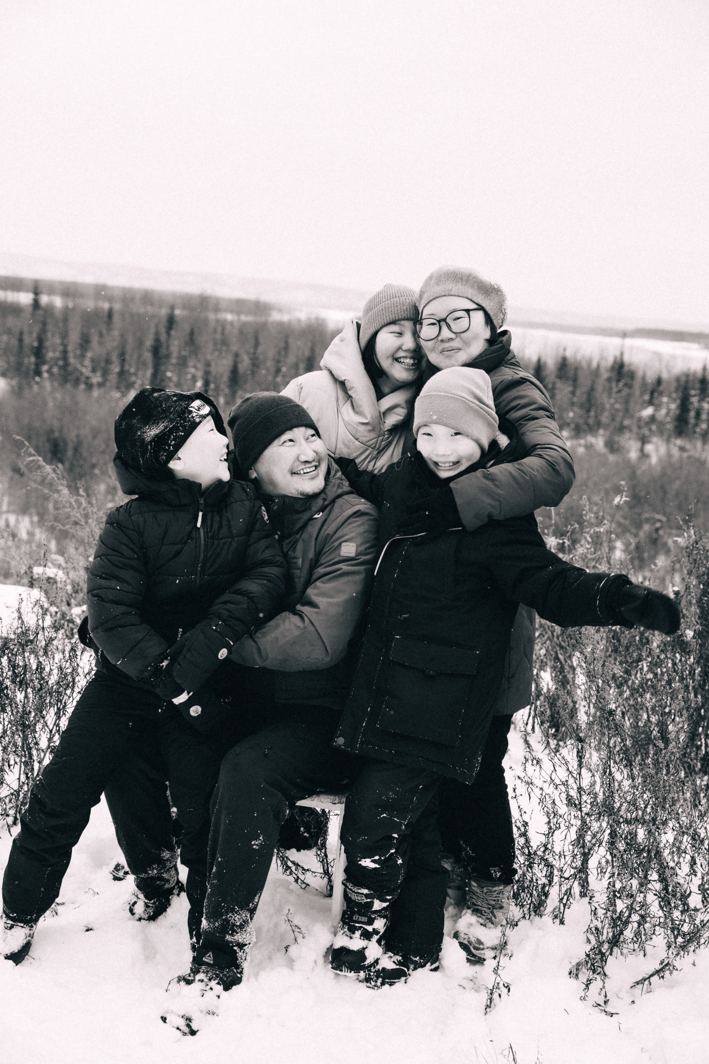 Степановы. Воронистая Анастасия. Фотограф Якутия, Томпонский район