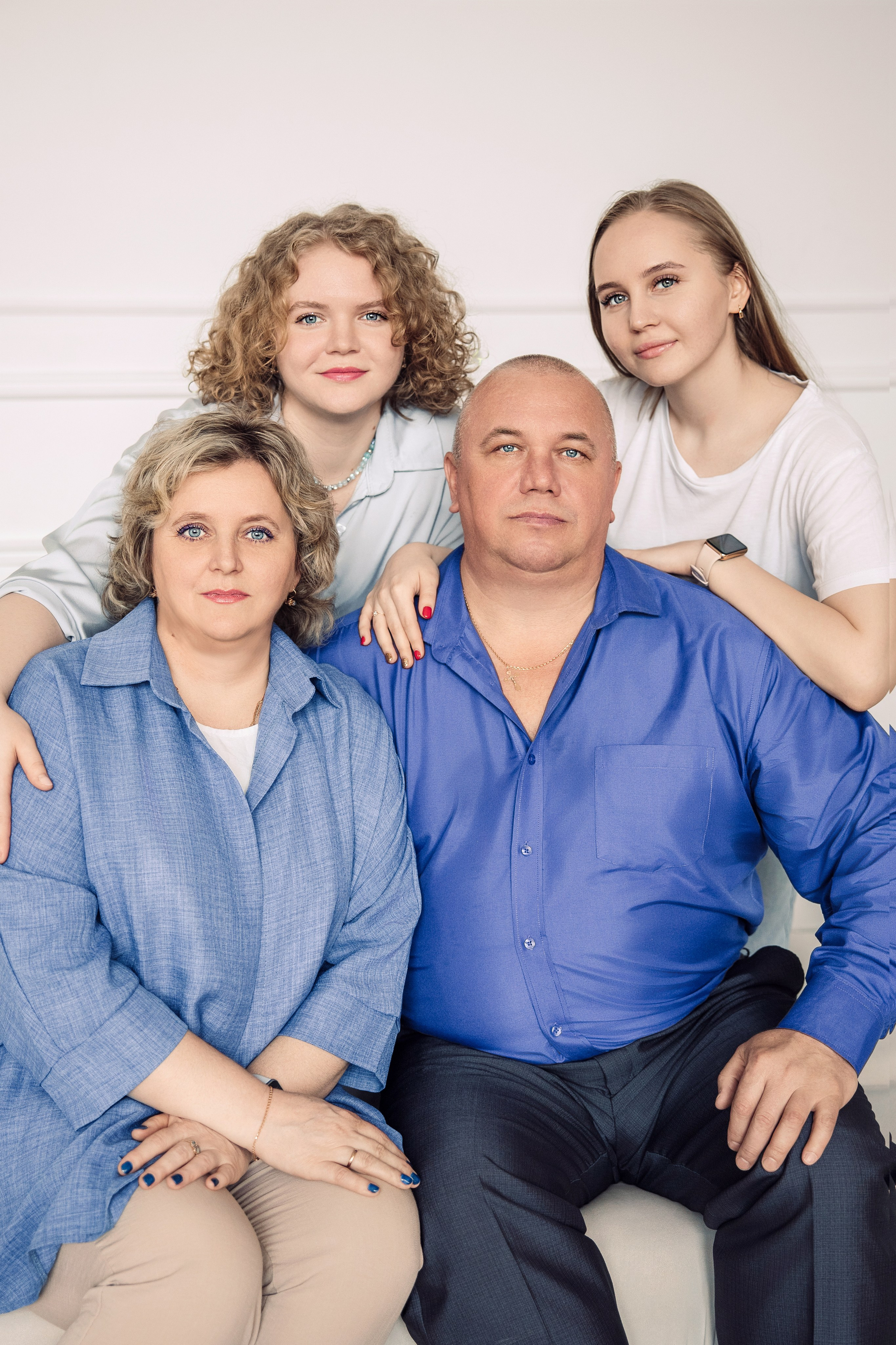 Семейная съемка в студии. Фотограф в Казани Ольга Яшина