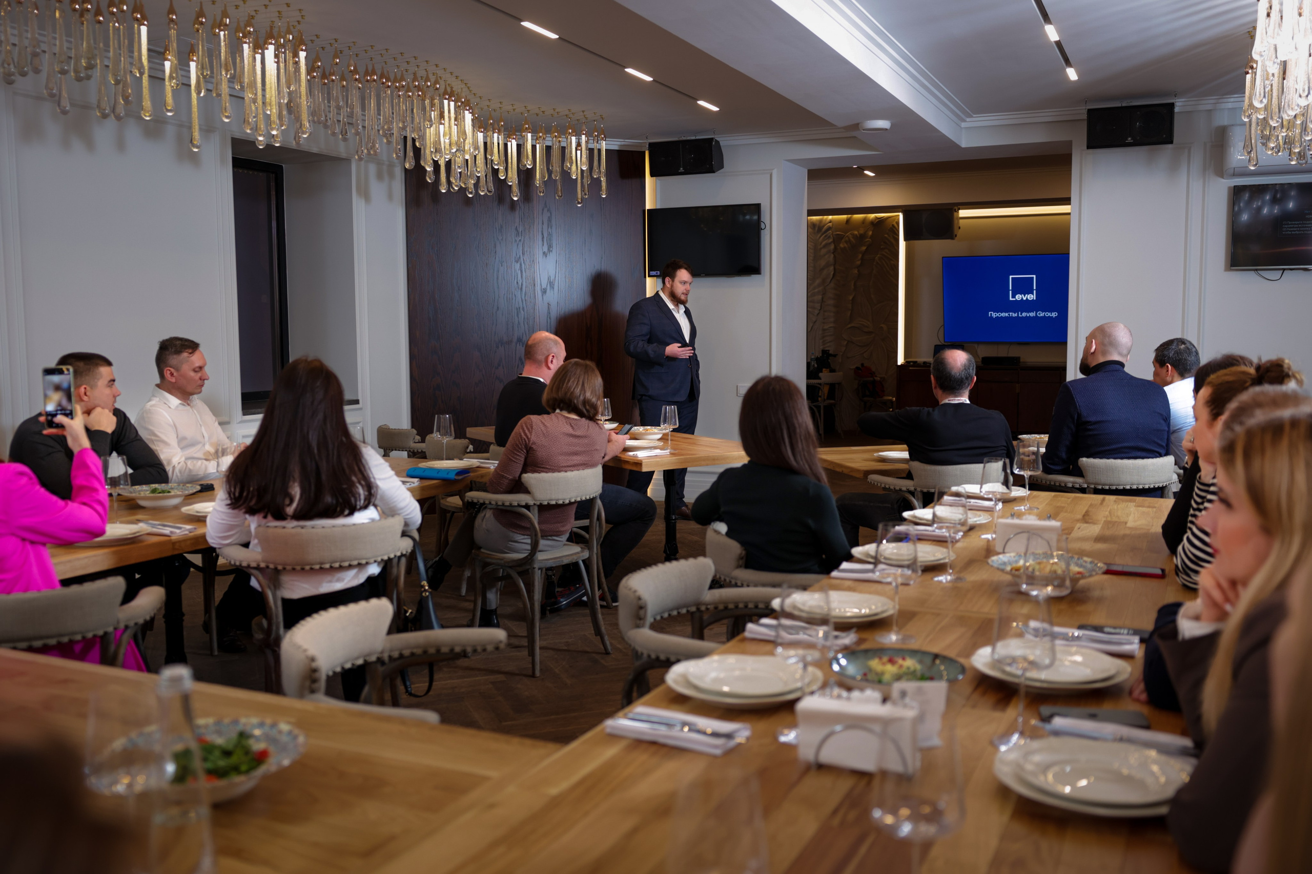 Бизнесс завтрак Level Group. Свадебный фотограф Астрахань