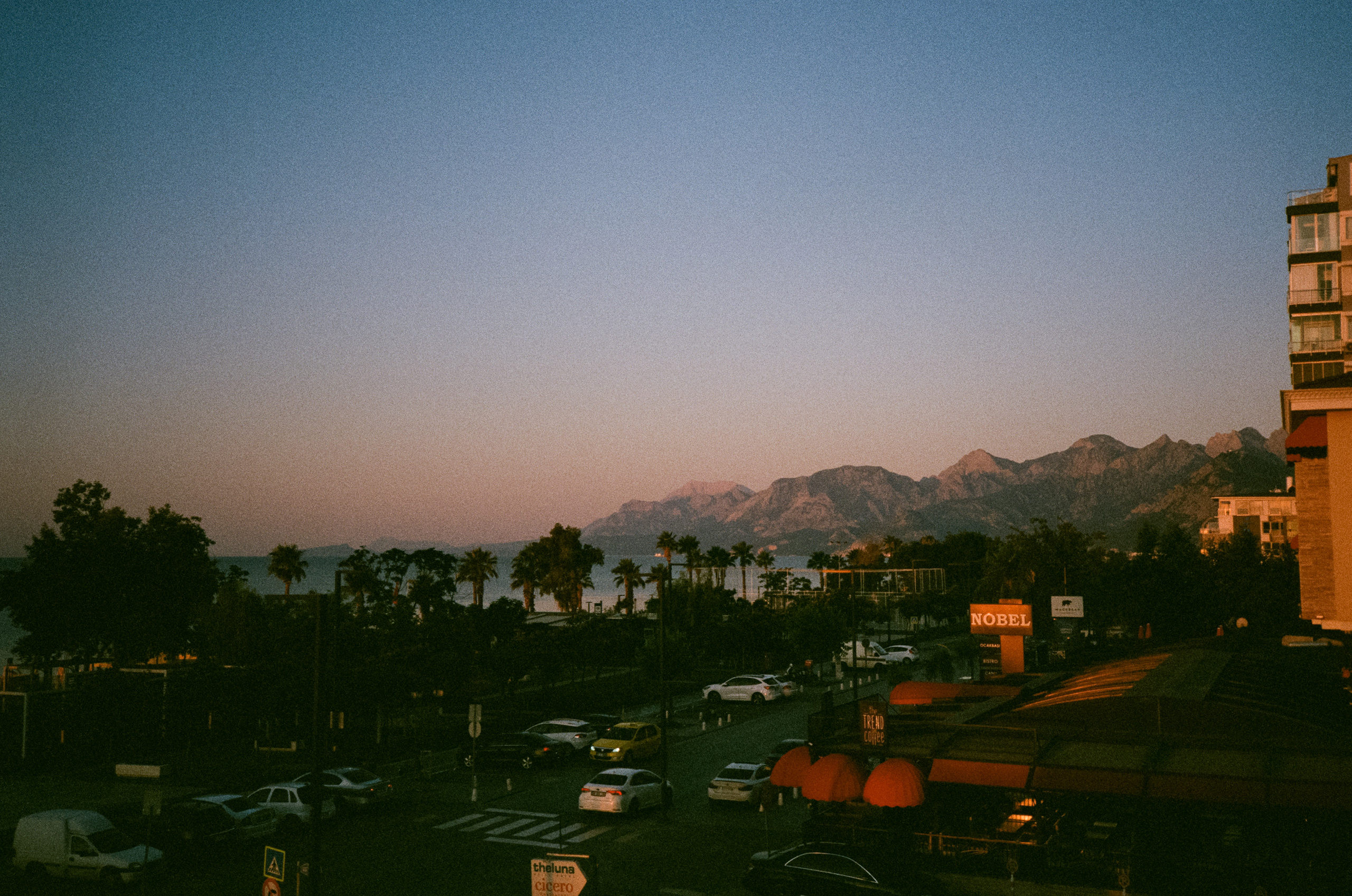 Вечерний город, улочка баров, пальмы и рассвет нового дня. Фотограф-документалист Мария Осокина