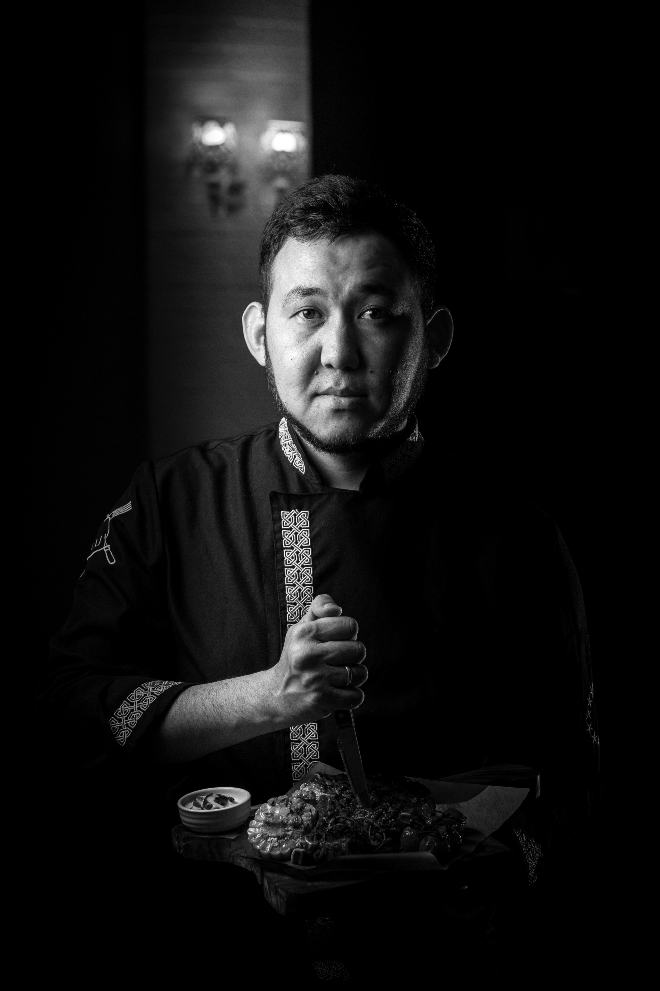 Портрет шеф-повара ресторана Alize. Фотограф в Атырау Максим Стадниченко