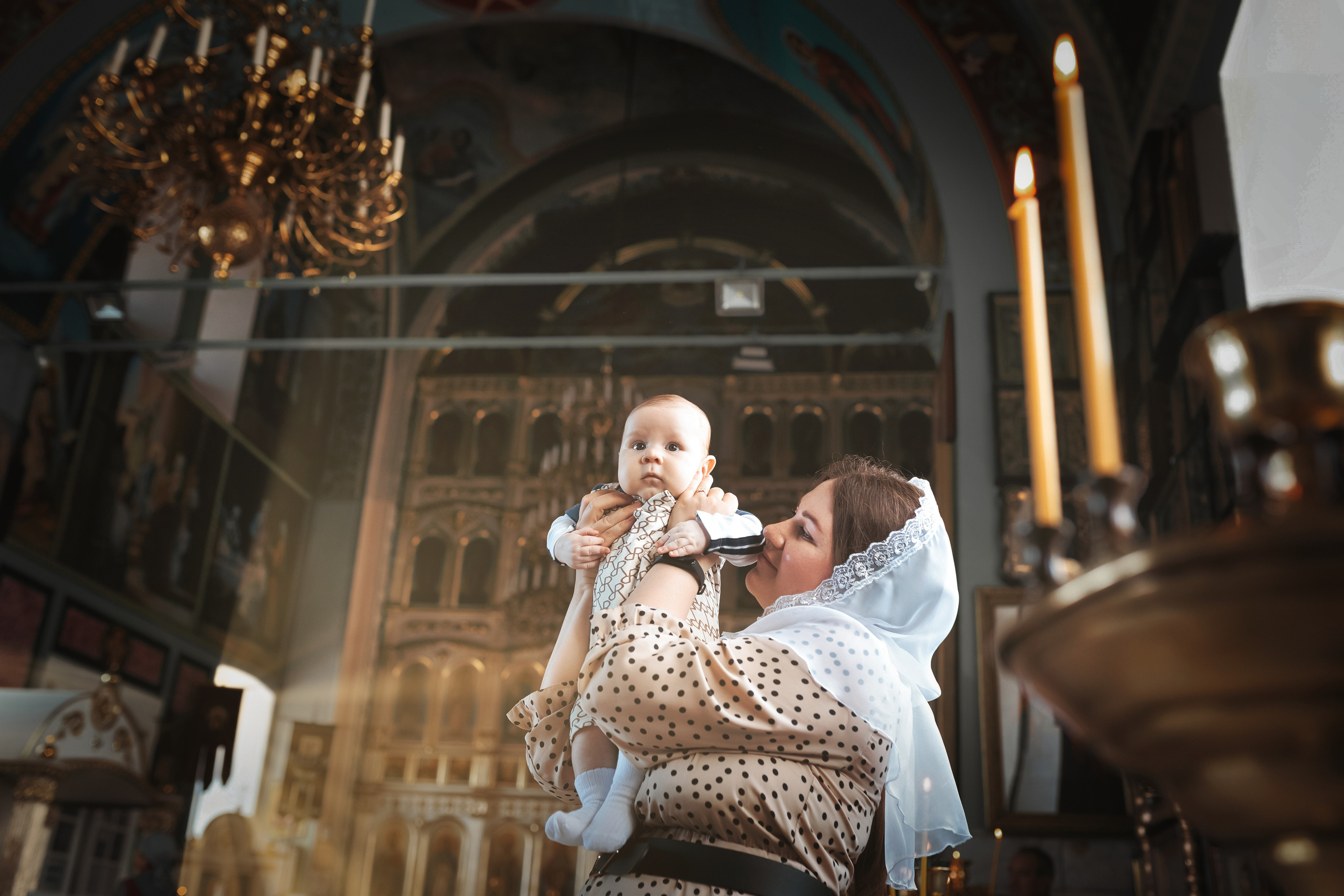 Таинство крещения (Собор Успения Божией Матери города Атырау). Фотограф в Атырау Максим Стадниченко