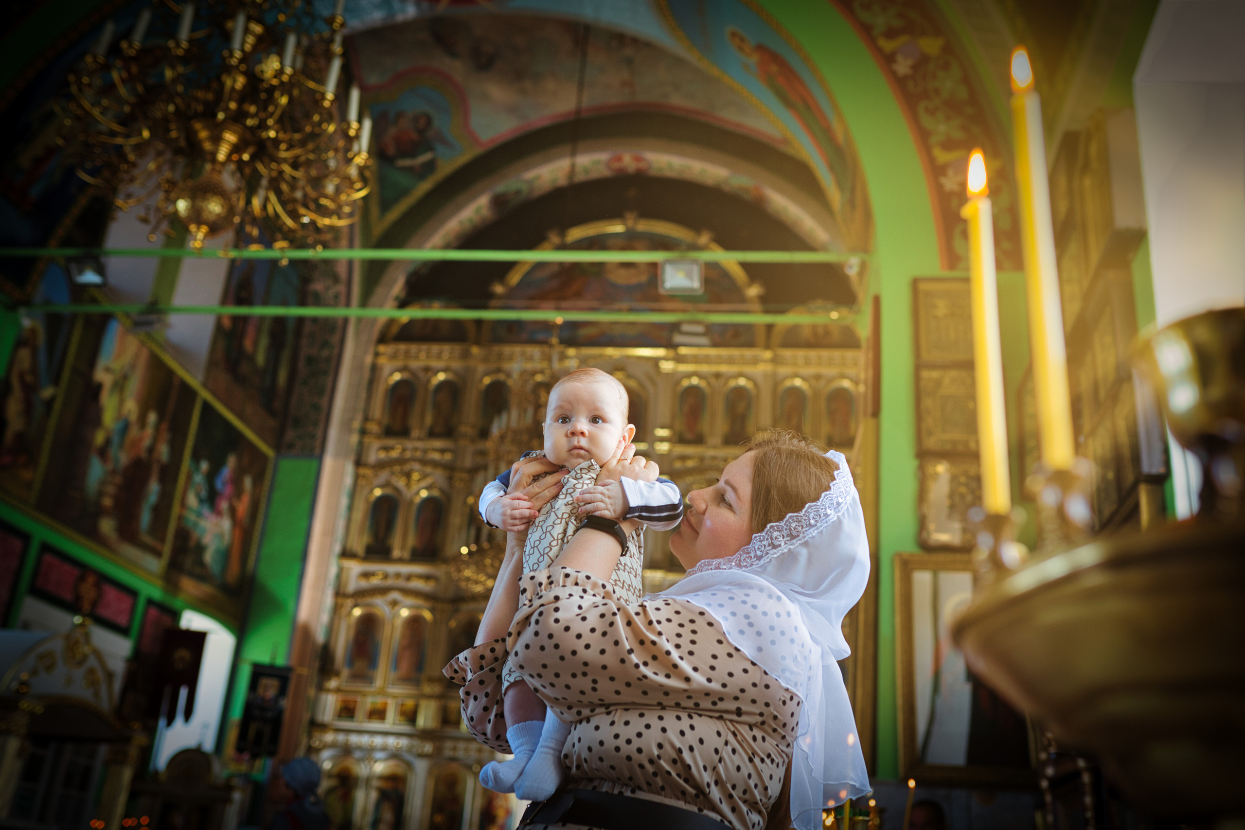 Таинство крещения (Собор Успения Божией Матери города Атырау). Фотограф в Атырау Максим Стадниченко