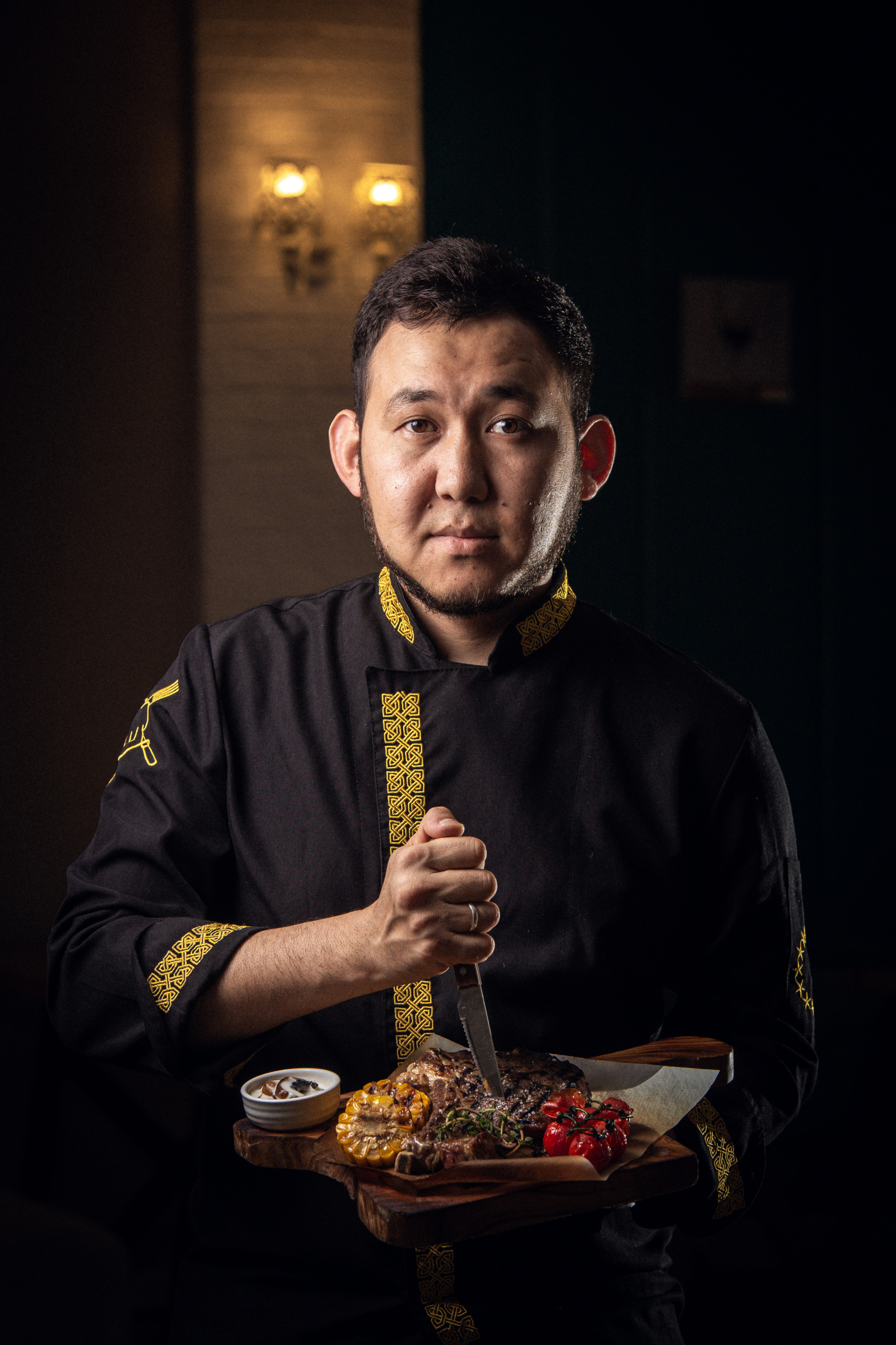 Портрет шеф-повара ресторана Alize. Фотограф в Атырау Максим Стадниченко