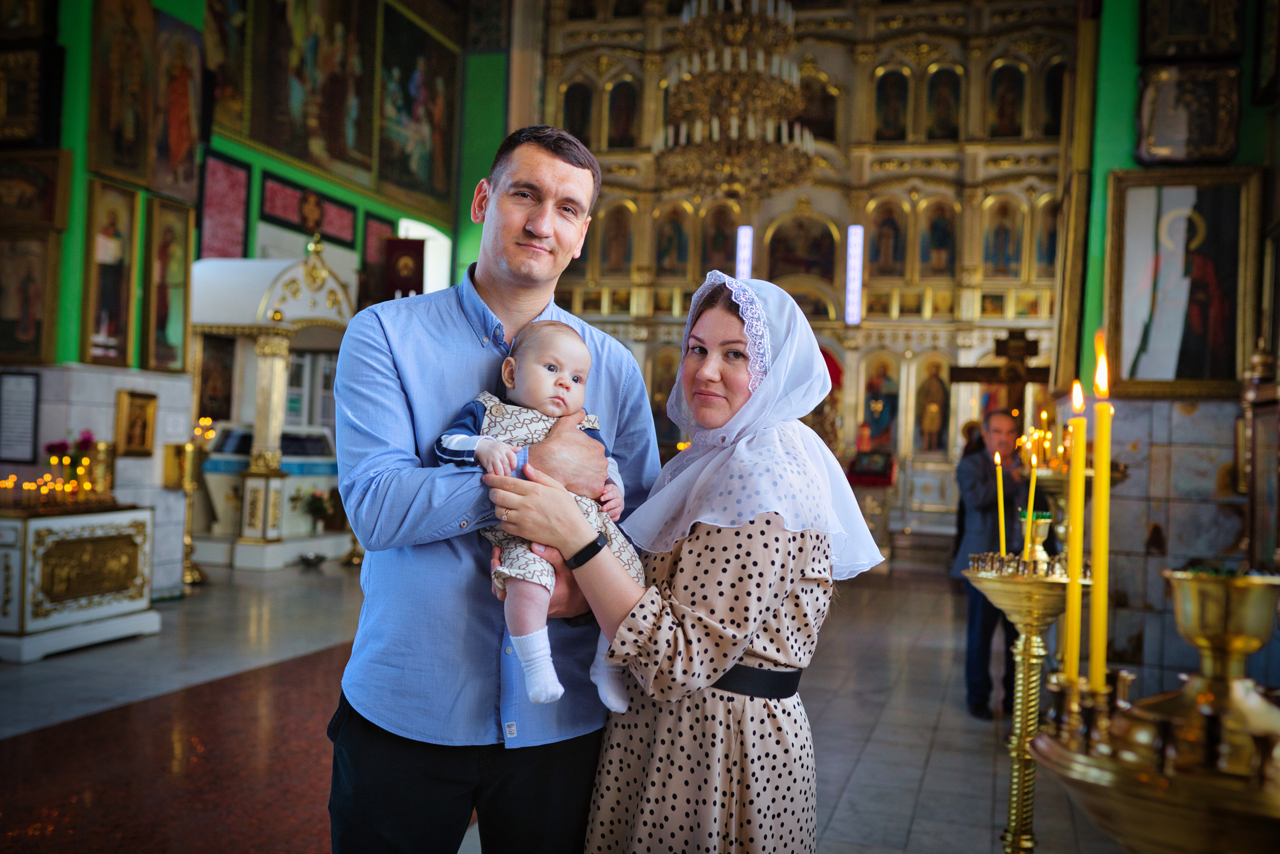 Таинство крещения (Собор Успения Божией Матери города Атырау). Фотограф в Атырау Максим Стадниченко