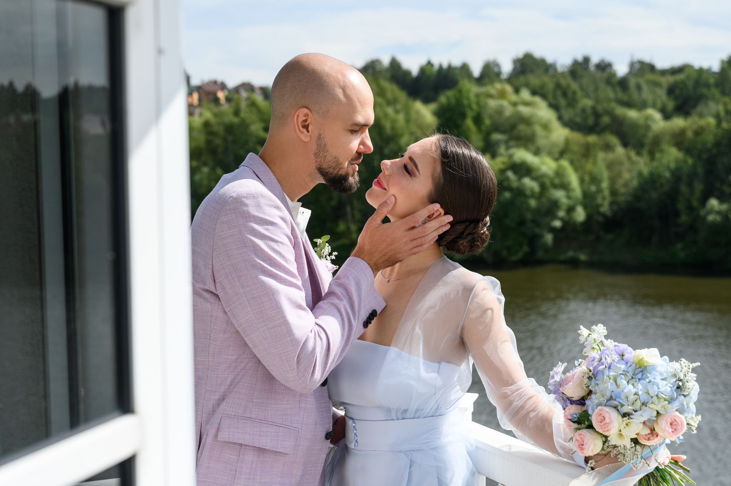 Свадебная фотосессия ресторан «Белый берег». Свадебный фотограф Москва Юрий Кульман