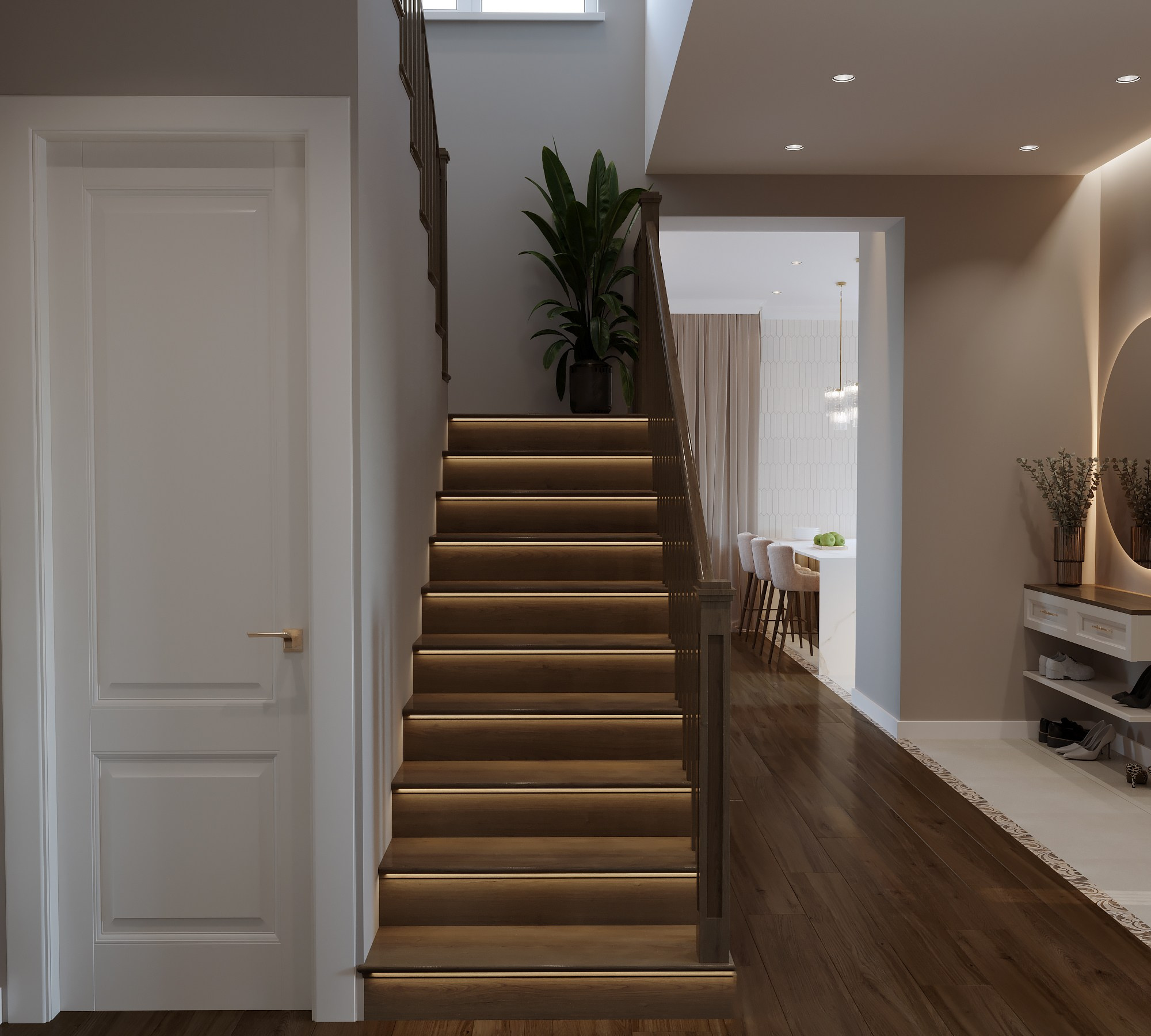 Дизайн-проект дома, пос. Прибрежный. Дизайнер интерьера в Дубне, Москве, Дмитрове