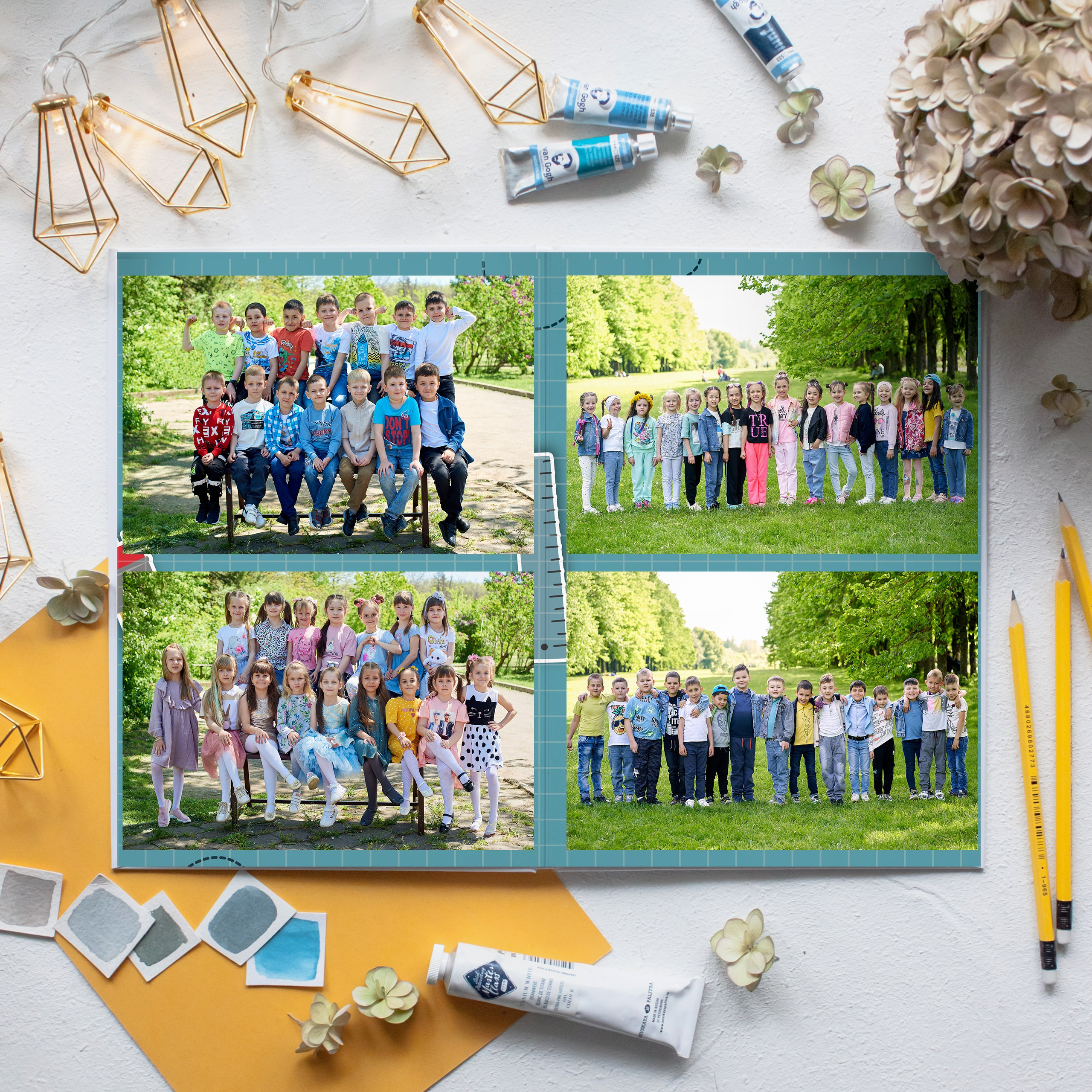 Дизайн Бирюзовый. Выпускные альбомы в Ставрополе