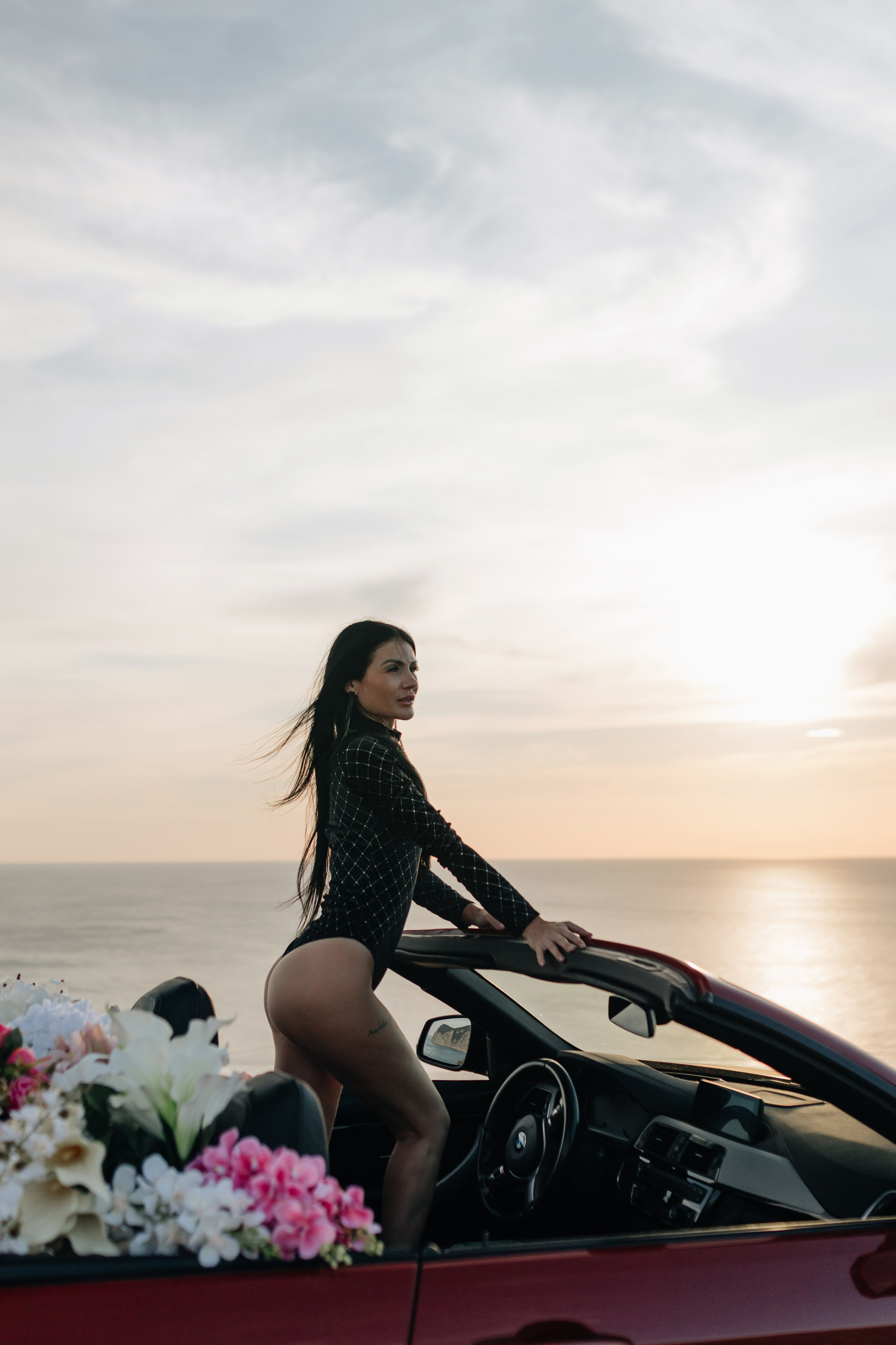 На кабриолете. Фотограф Трифон Мира