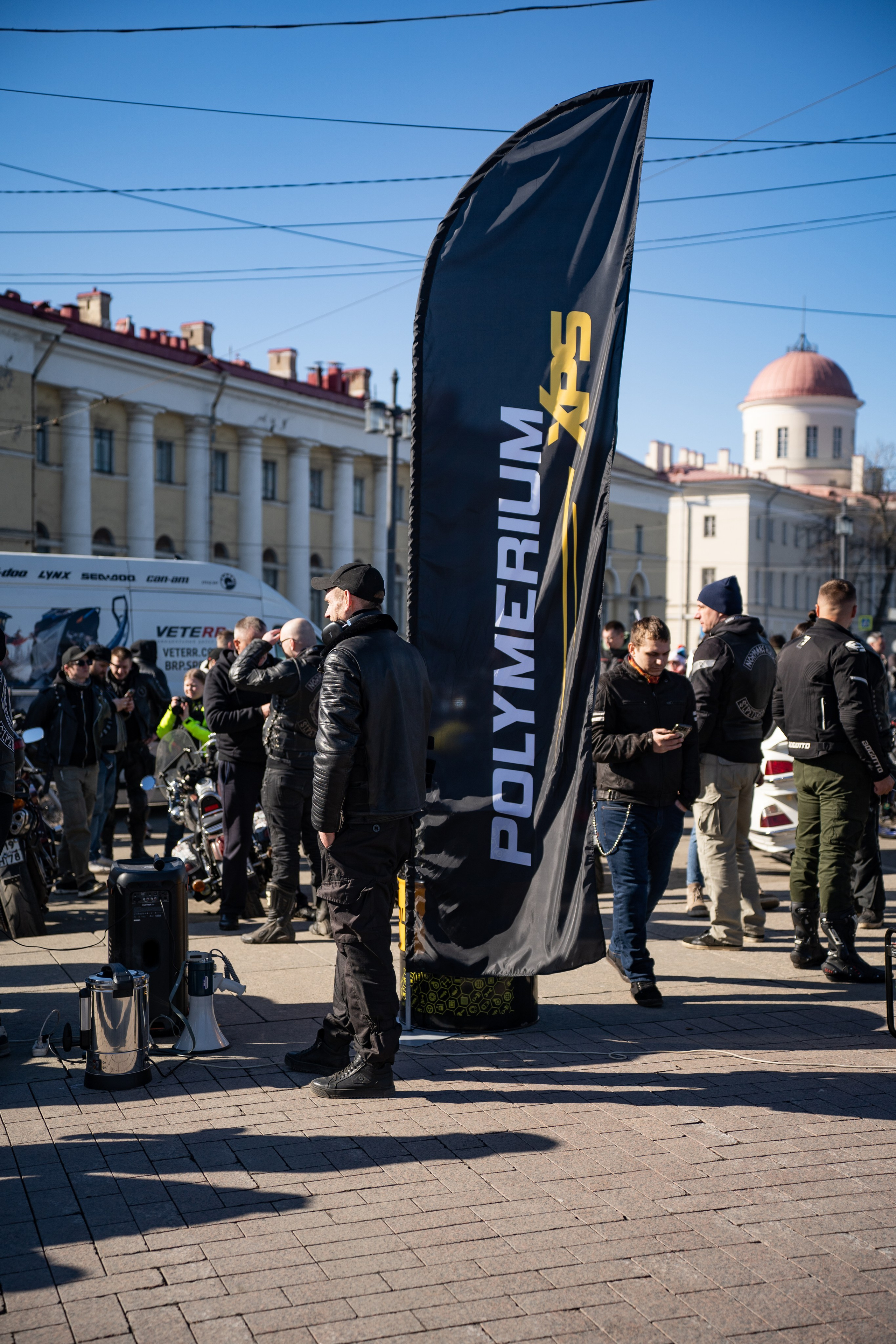 Весенний прохват мотоклуба Normans Riders MC. Концертный и репортажный фотограф в Санкт-Петербурге Слава Пахомов
