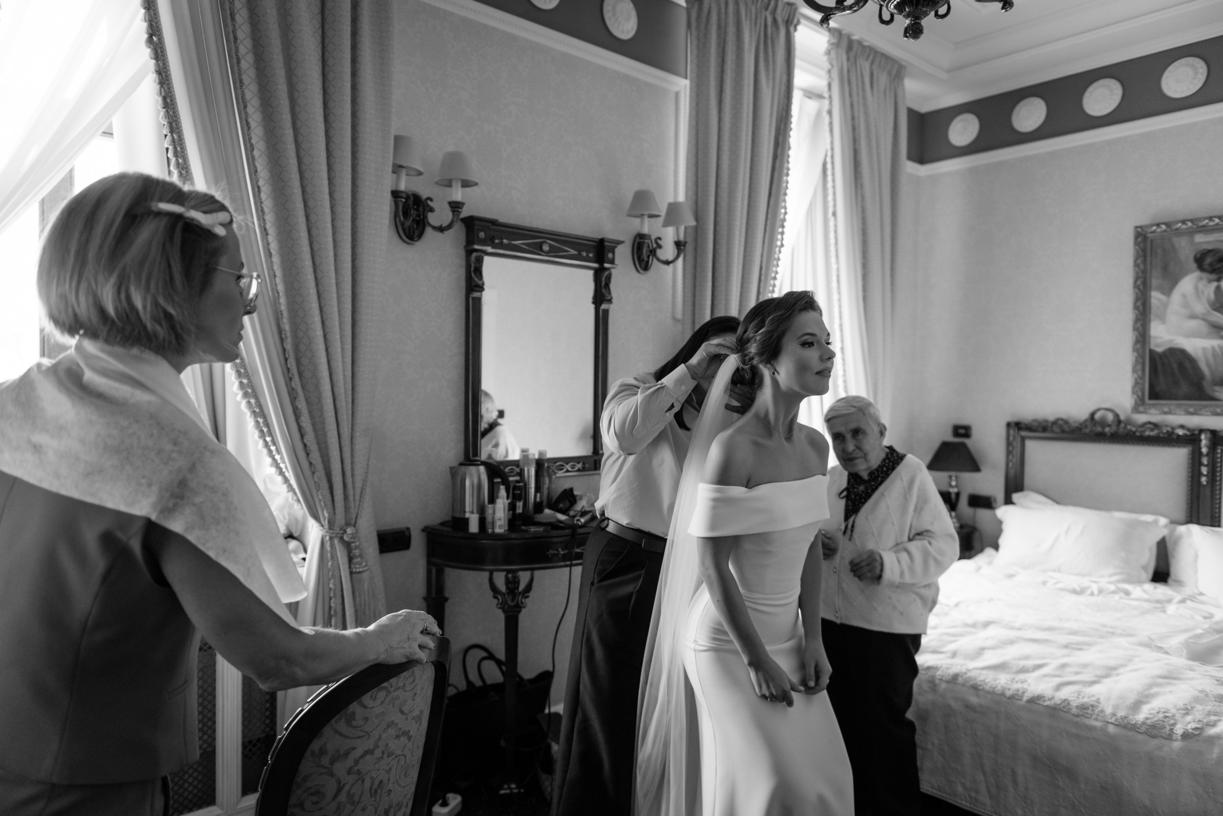 сборы невесты в отеле талион