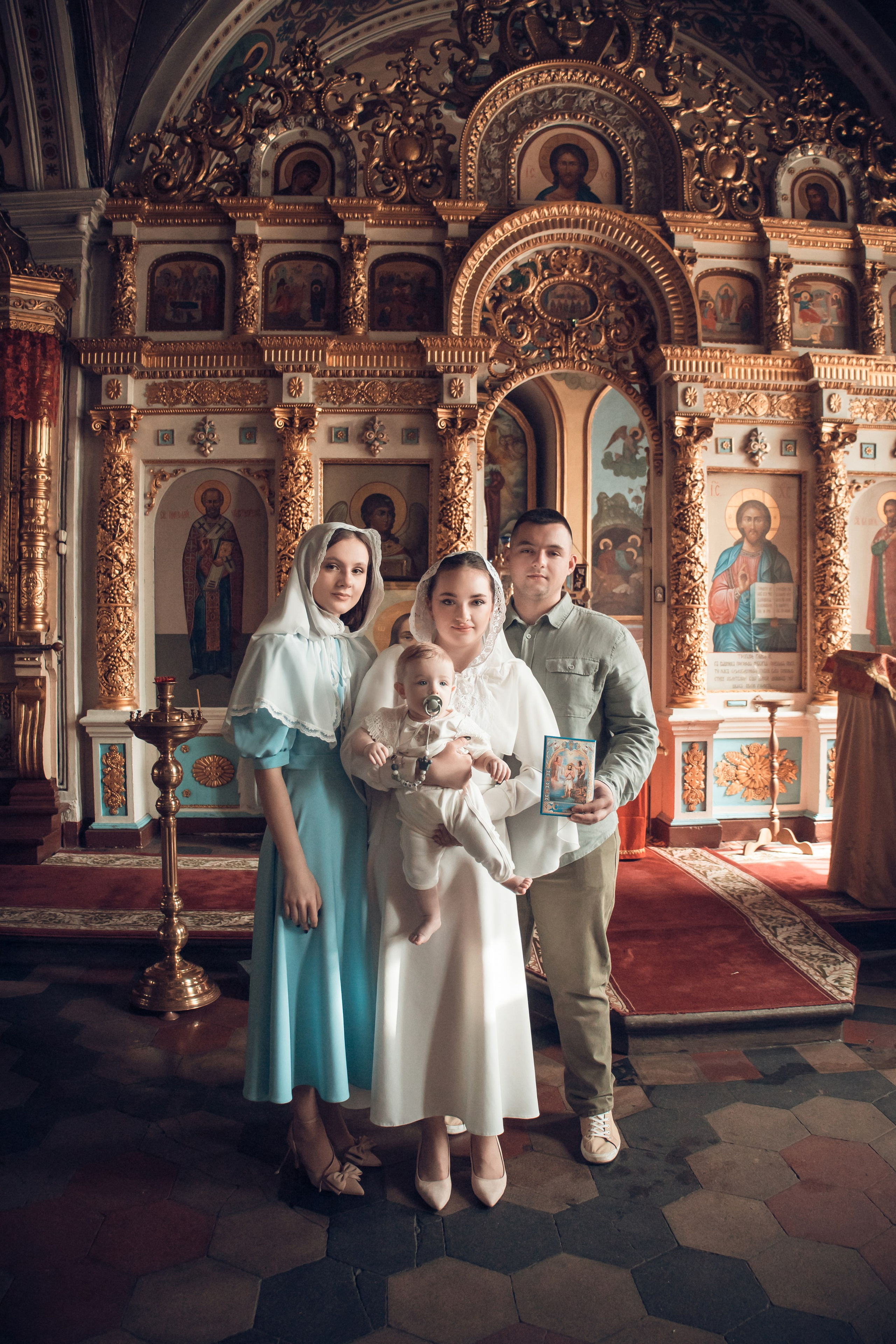 Таинство Крещения Ивана. Борисо-Глебский кафедральный собор. Семейный фотограф в Рязани и Рязанской области