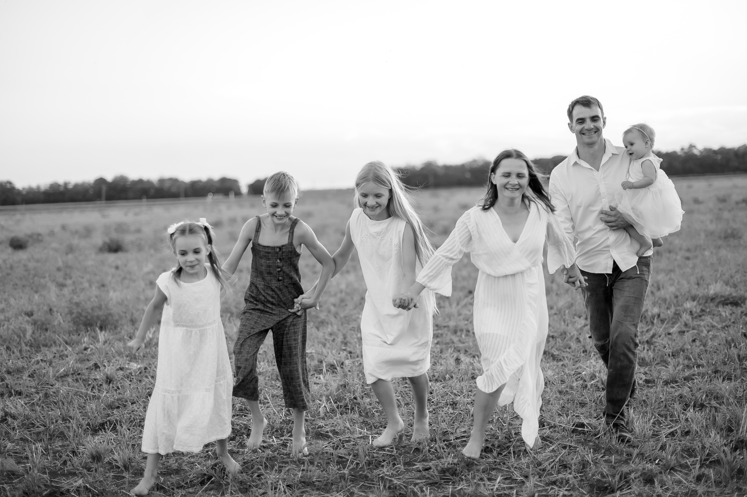 В поле. Семейная. Фотограф Котова Валентина