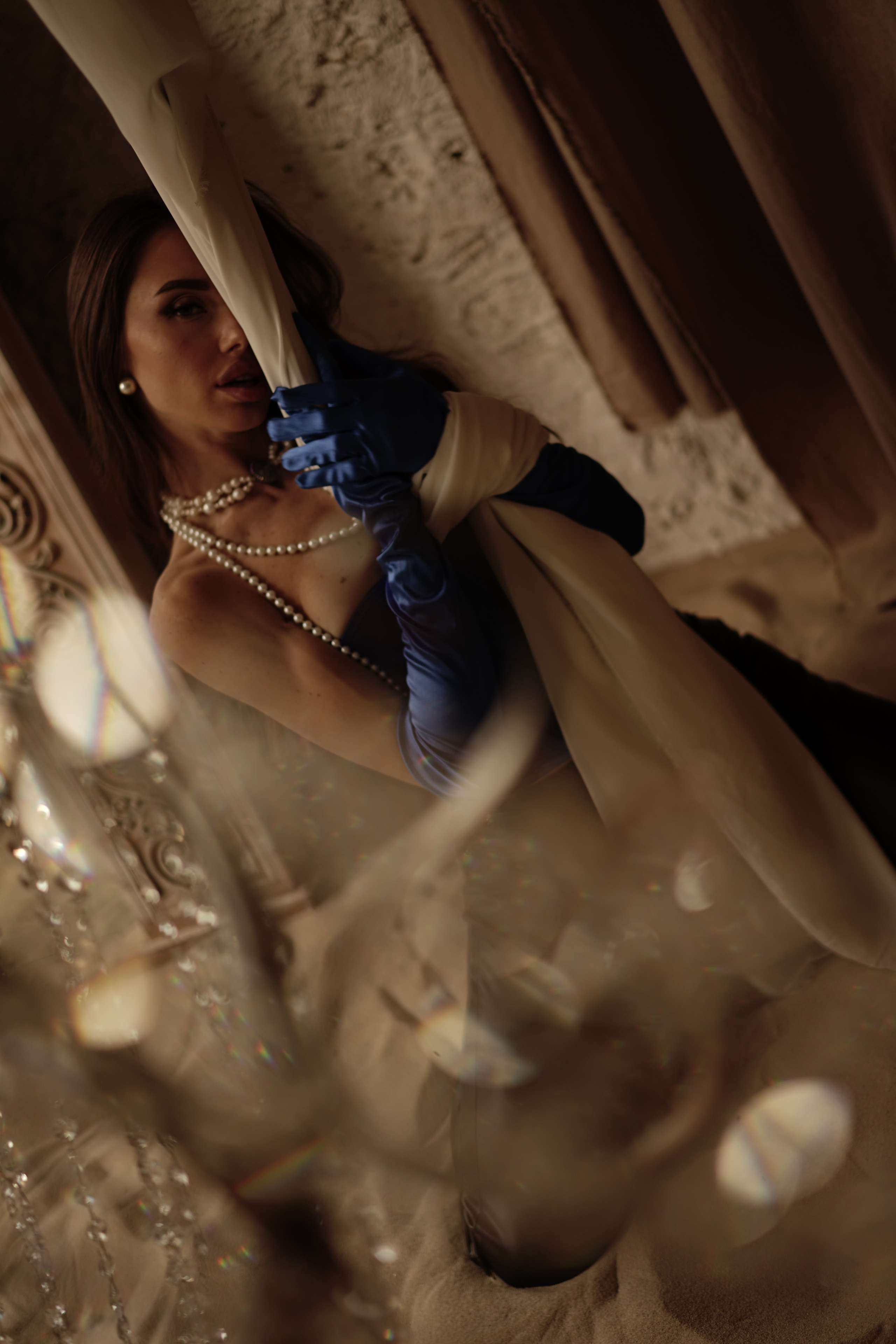 Будуарная фотосессия в студии г. Москва. Фотограф Екатеринбург Кокшарова Александра