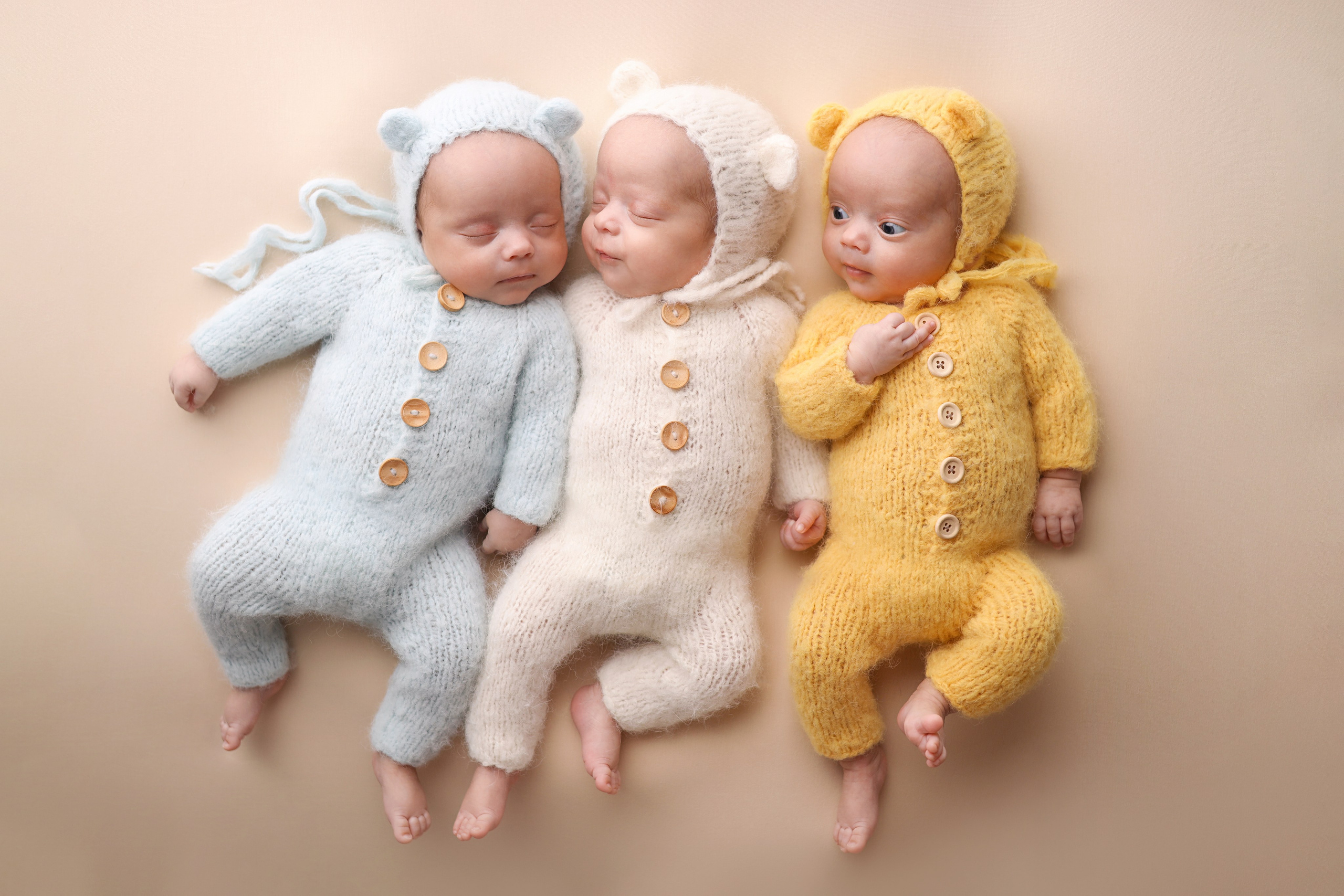 Съемка тройняшек Матвея, Тимофея и Лёвы. Фотограф новорожденных Москва. Ньюборн фотограф Москва