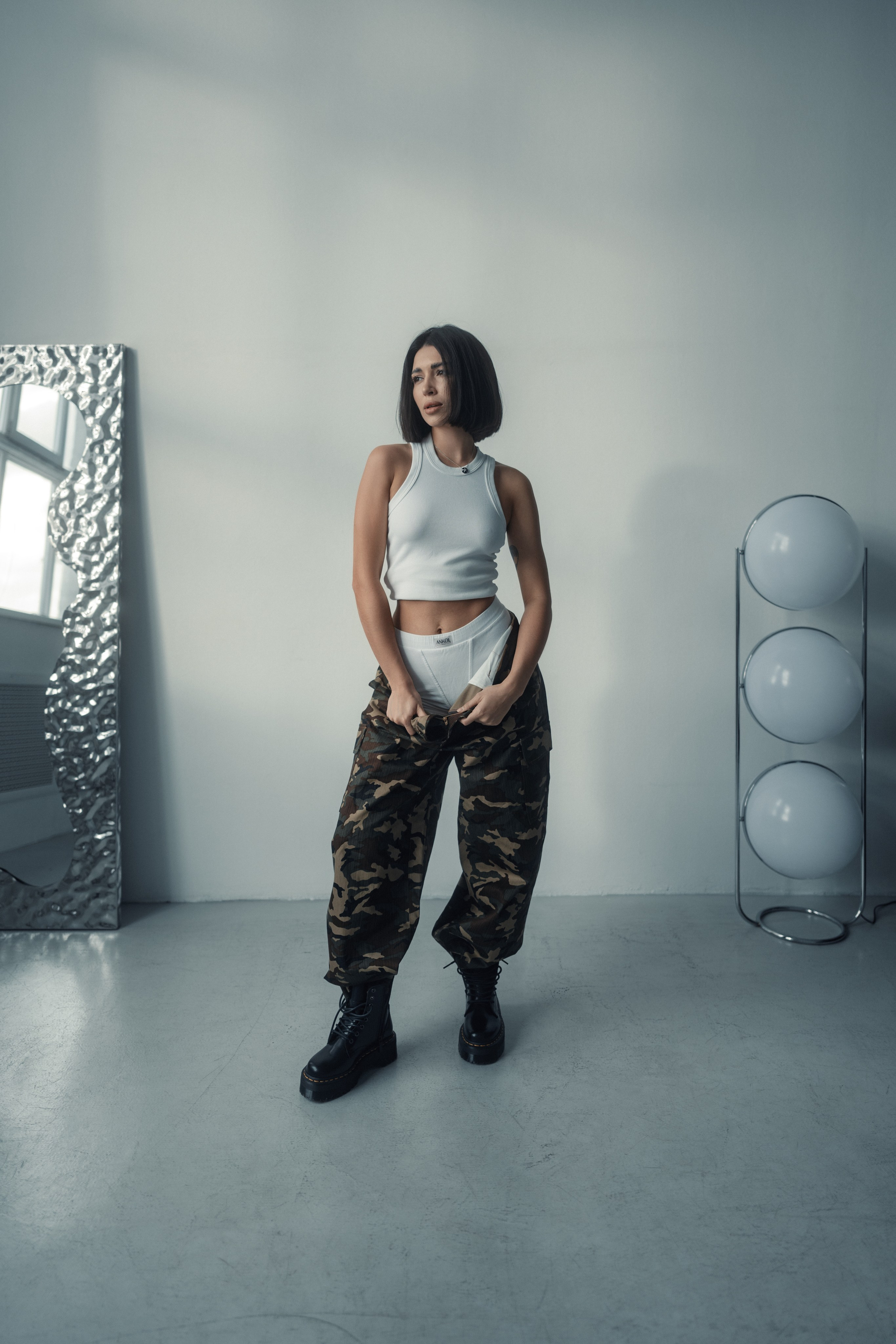 Portrait photo shoot with Camilla at the Svet studio in Kazan