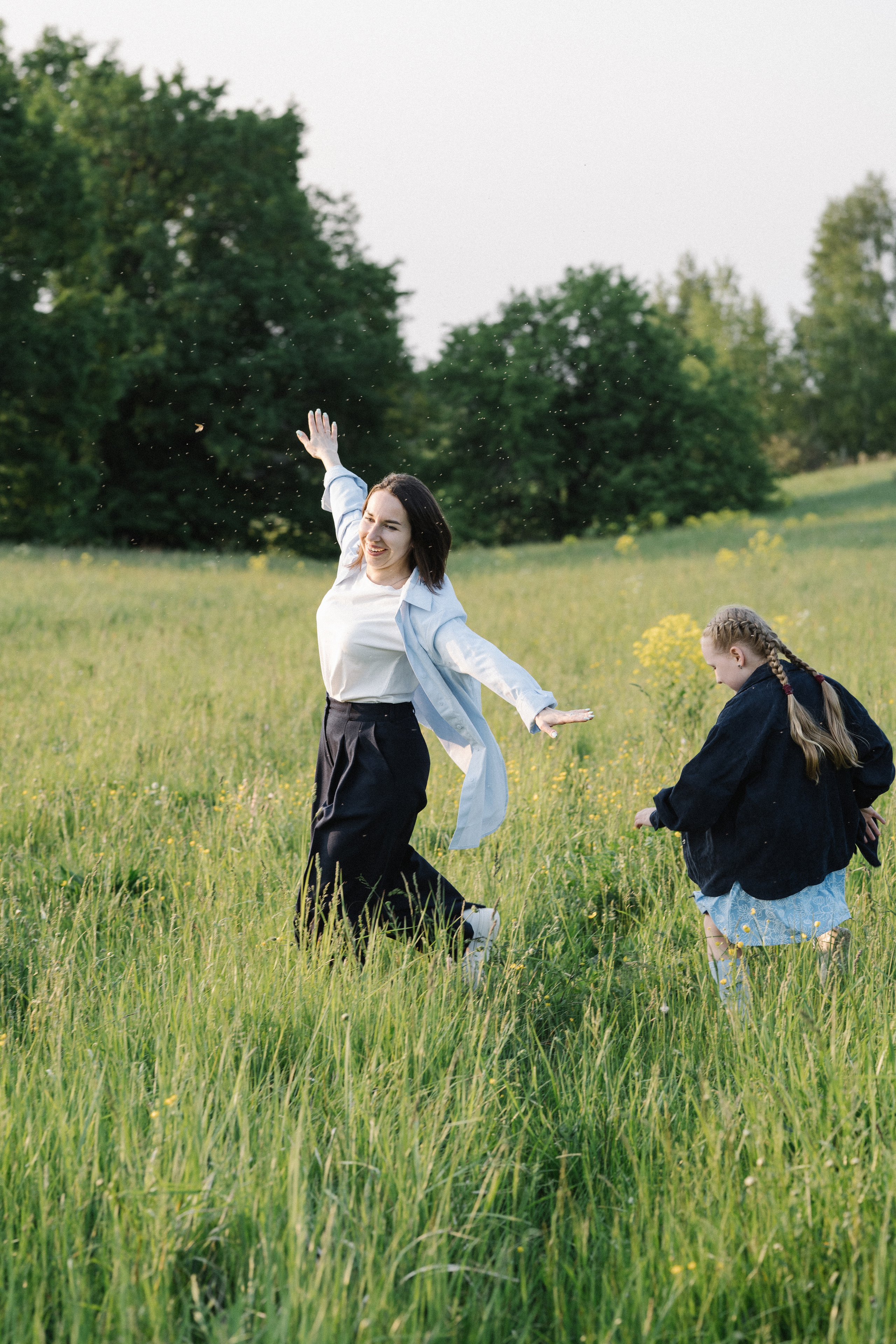 Поля, Маша и Дима. Искренний фотограф