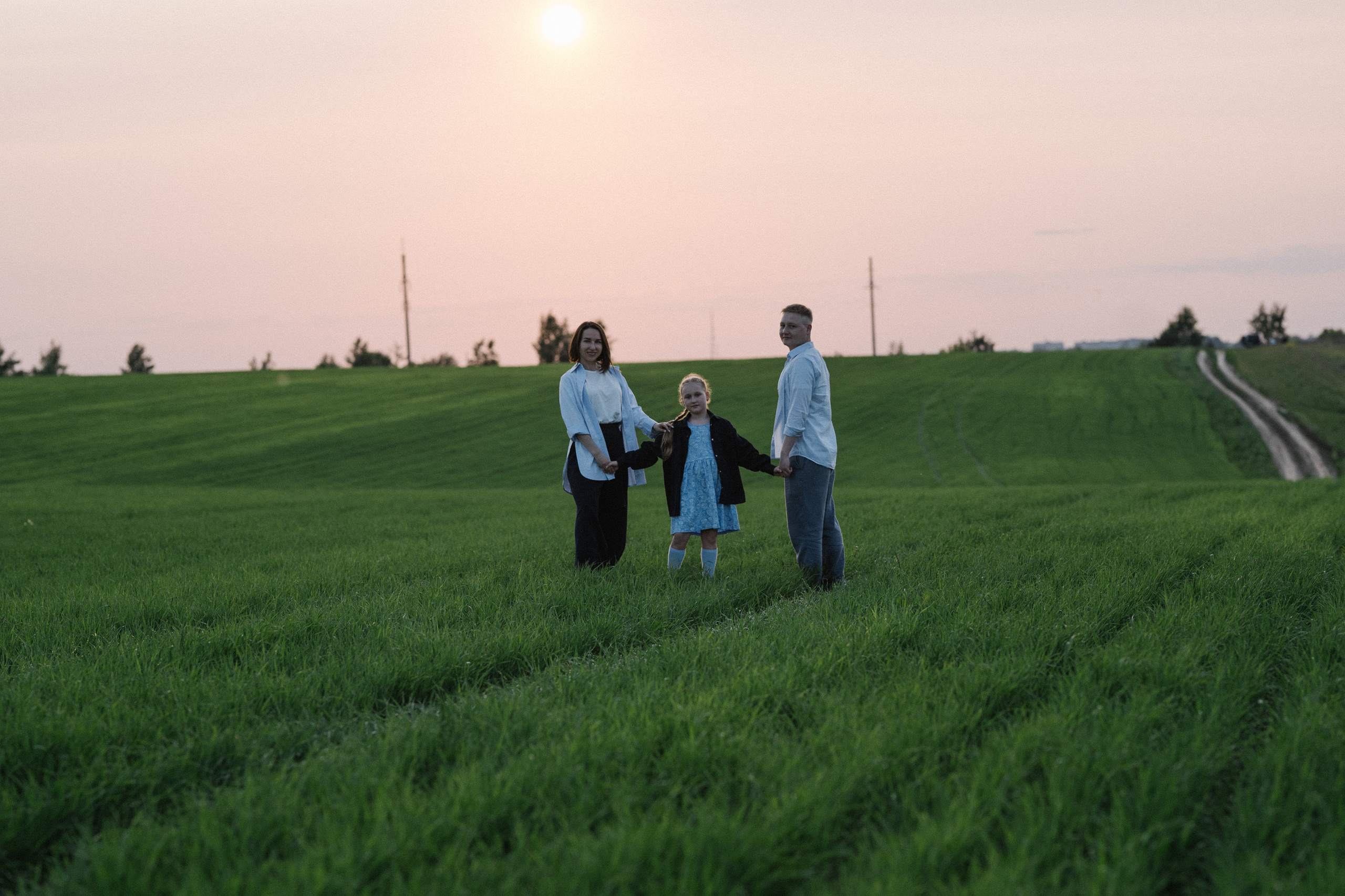 Поля, Маша и Дима. Искренний фотограф
