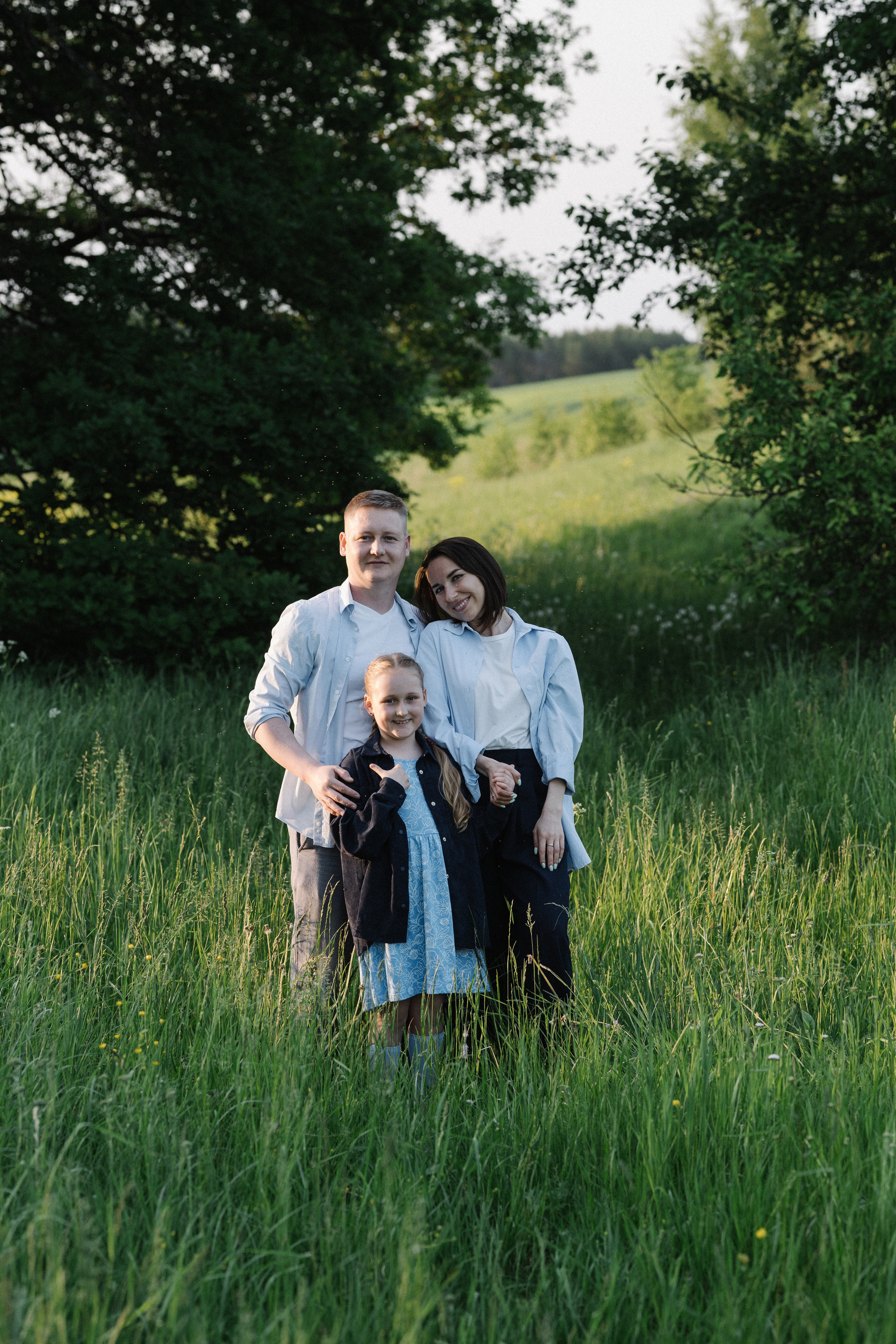 Поля, Маша и Дима. Искренний фотограф