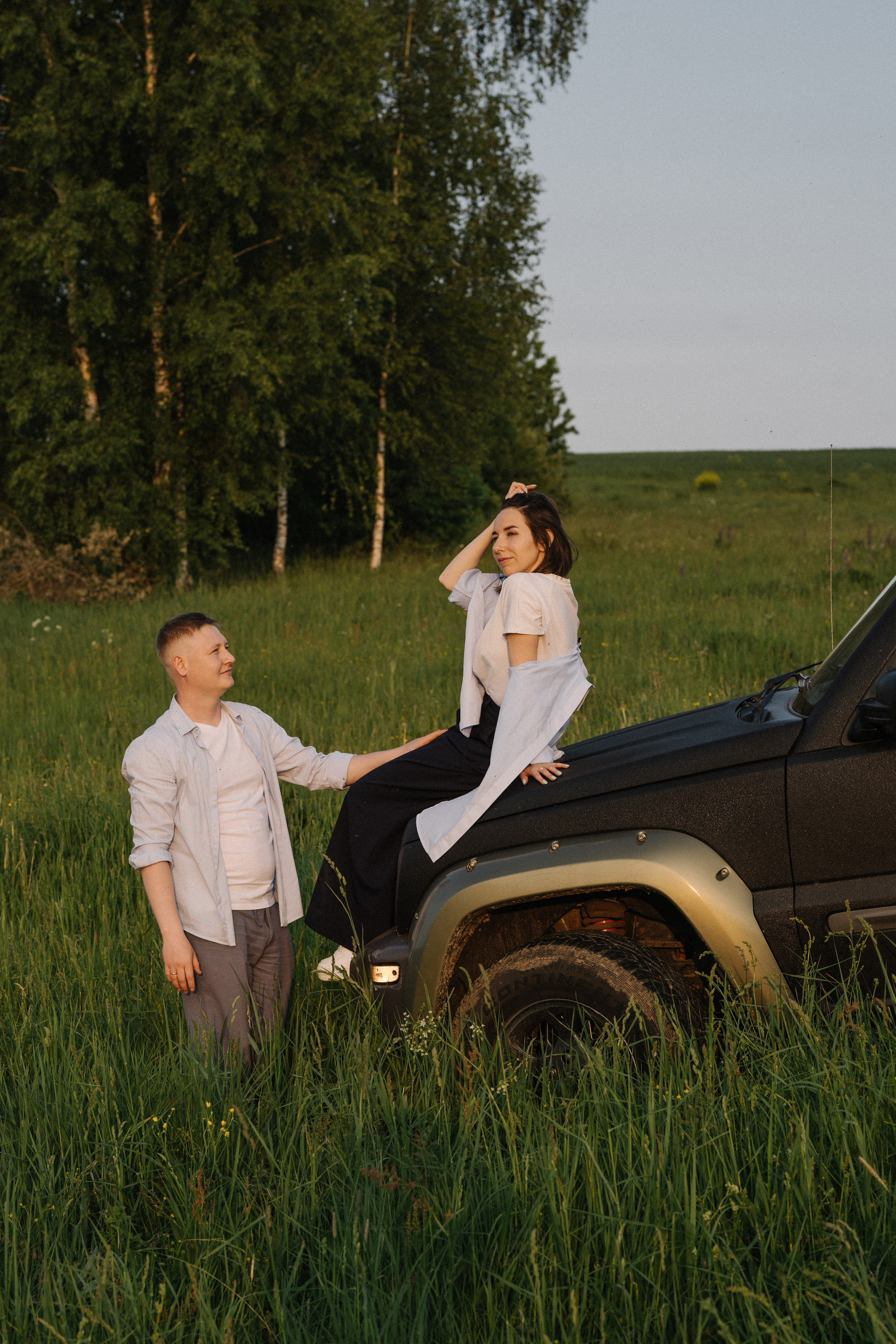 Поля, Маша и Дима. Искренний фотограф