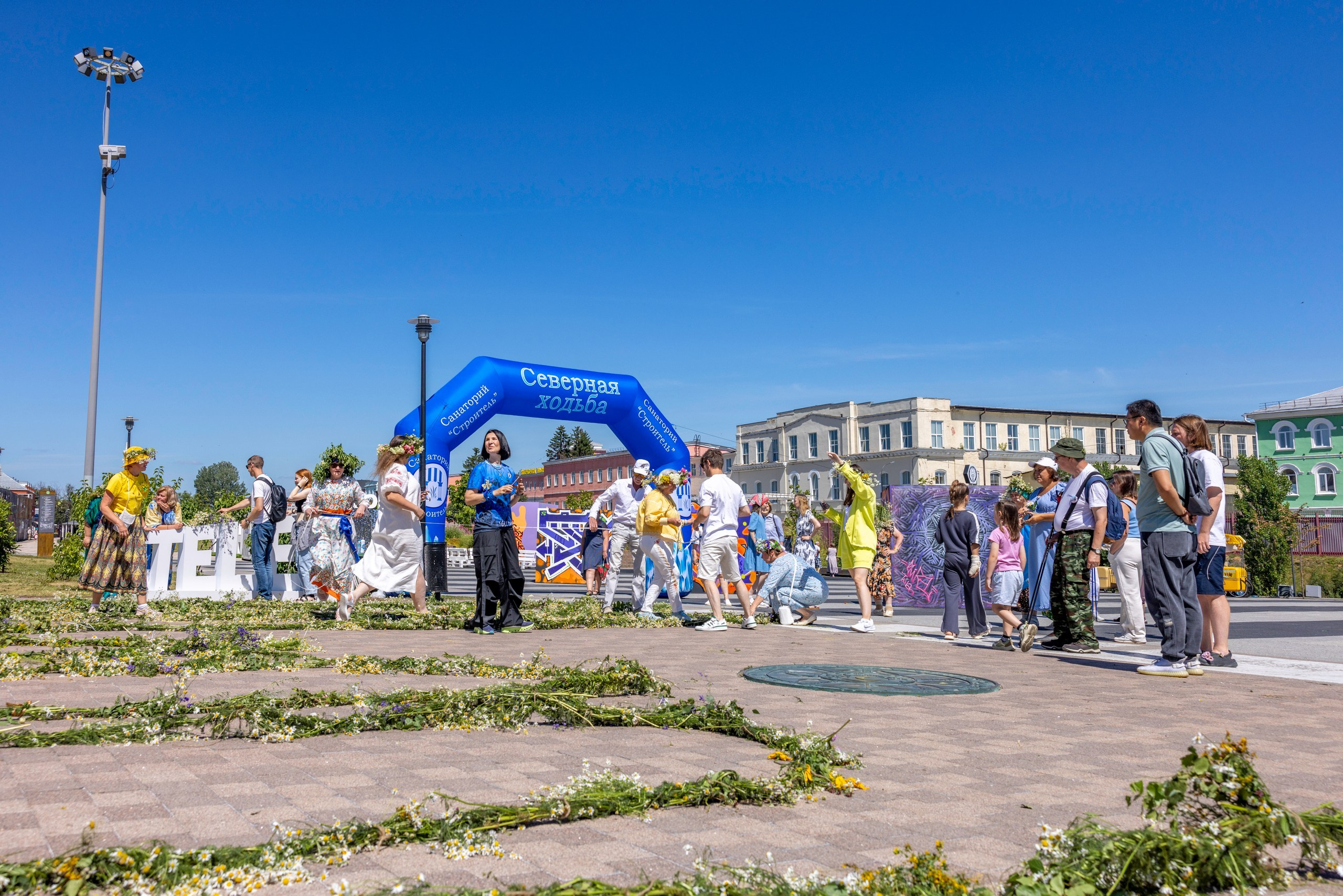 Фестиваль «Ромашковый хоровод». Северная ходьба. Фотограф в Туле Крупский АнДРей. Фотостудия «КАДР71» в Туле