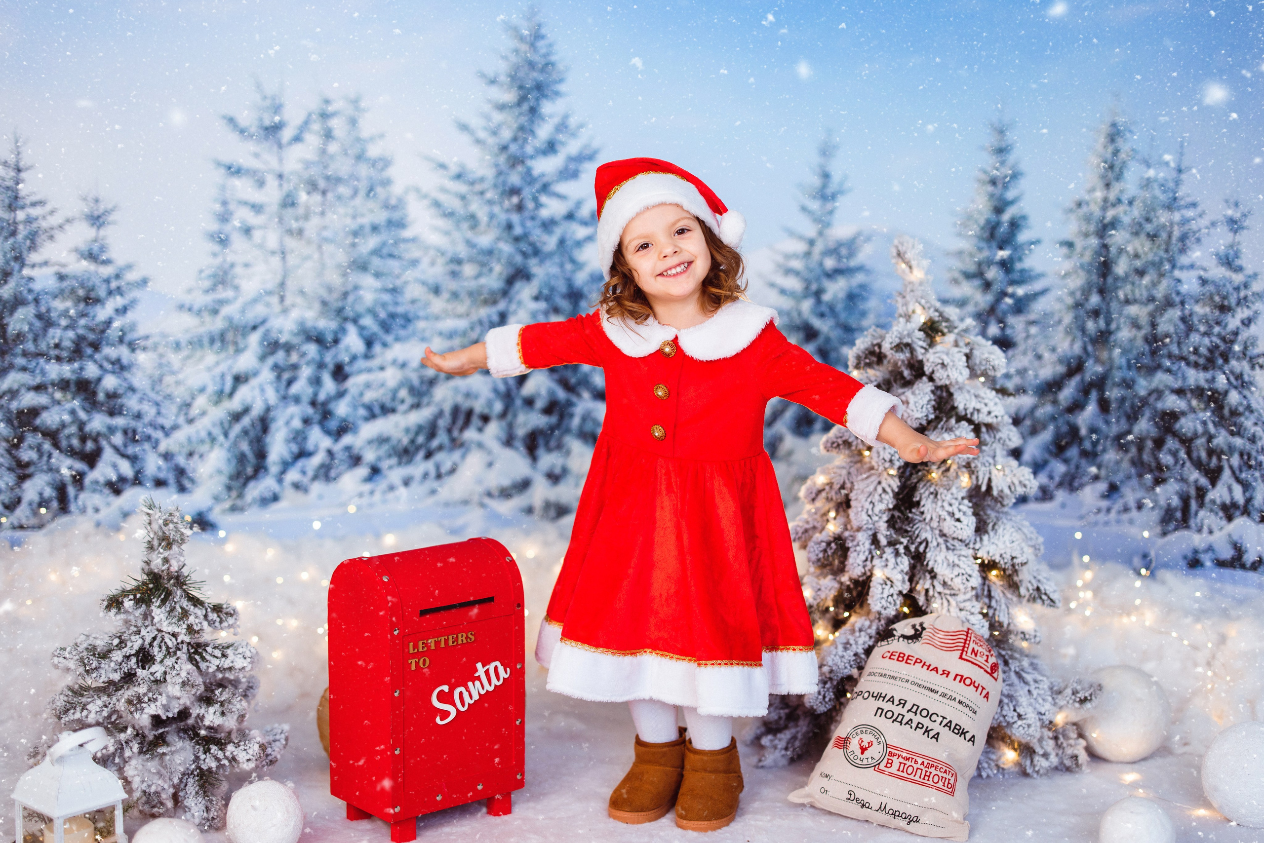 Зимний лес. Семейный и детский фотограф в Краснодаре Анна Трашкова