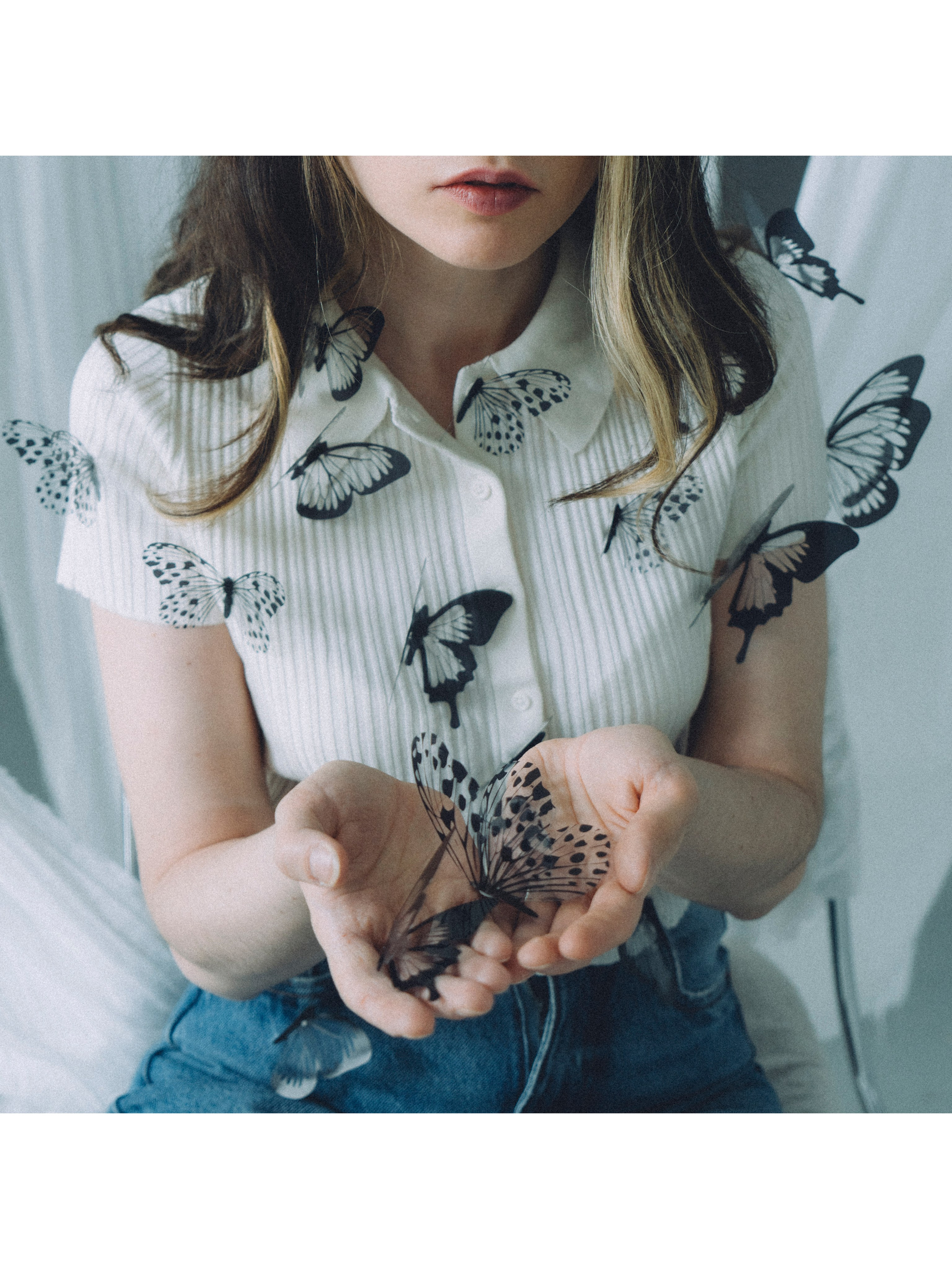 Портретная мини фотосессия в студии в Санкт-петербурге с бабочками. Светлана Гопанюк. Портретный фотограф. Санкт-Петербург. СПб