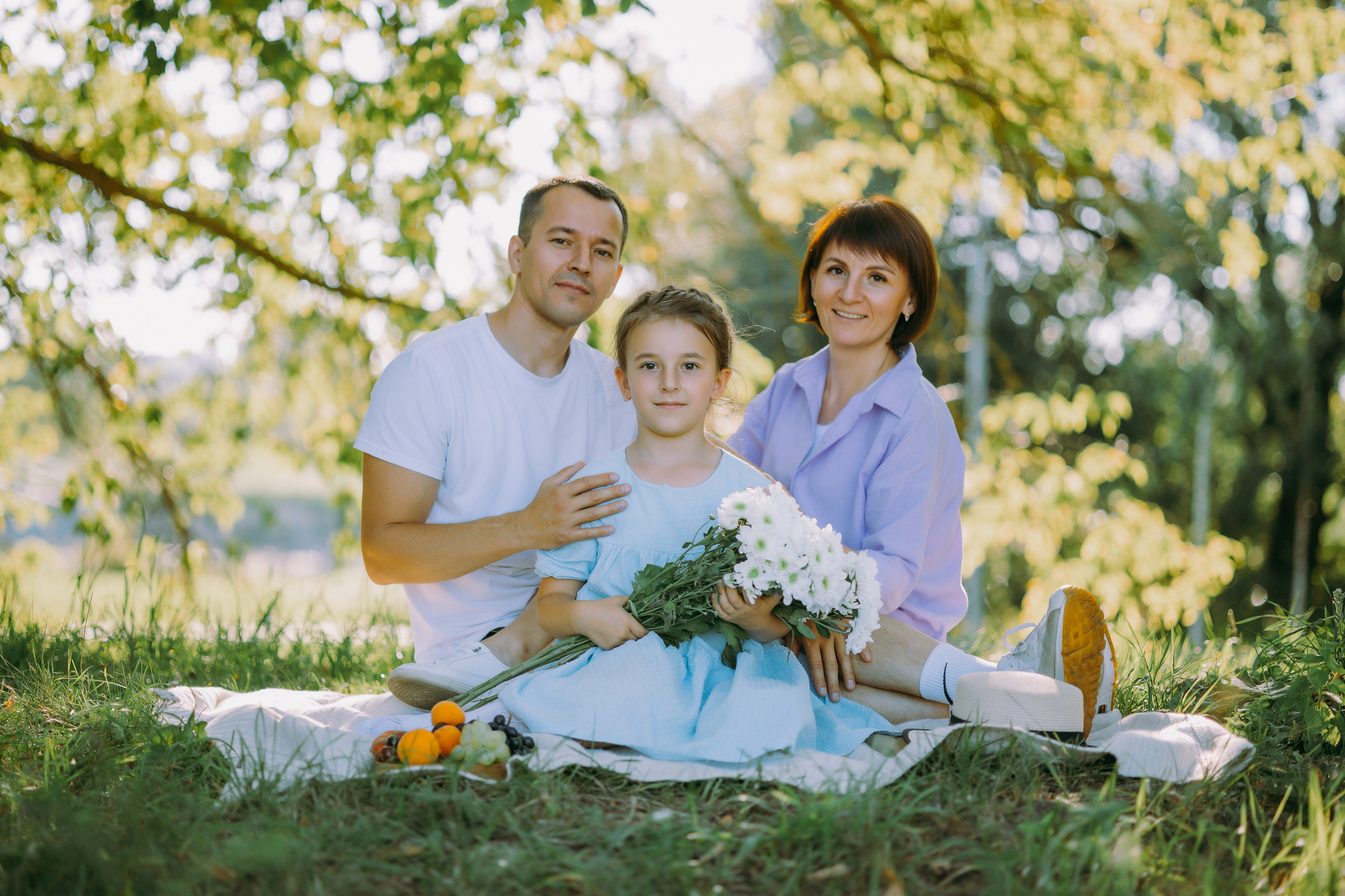 Съемка в парке для семьи. Выпускные альбомы в Серпухове