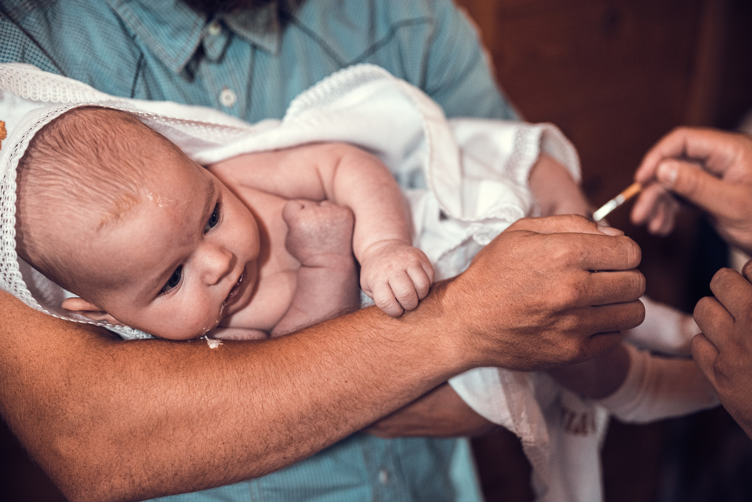Крещение Павла. Семейный и детский фотограф Москва