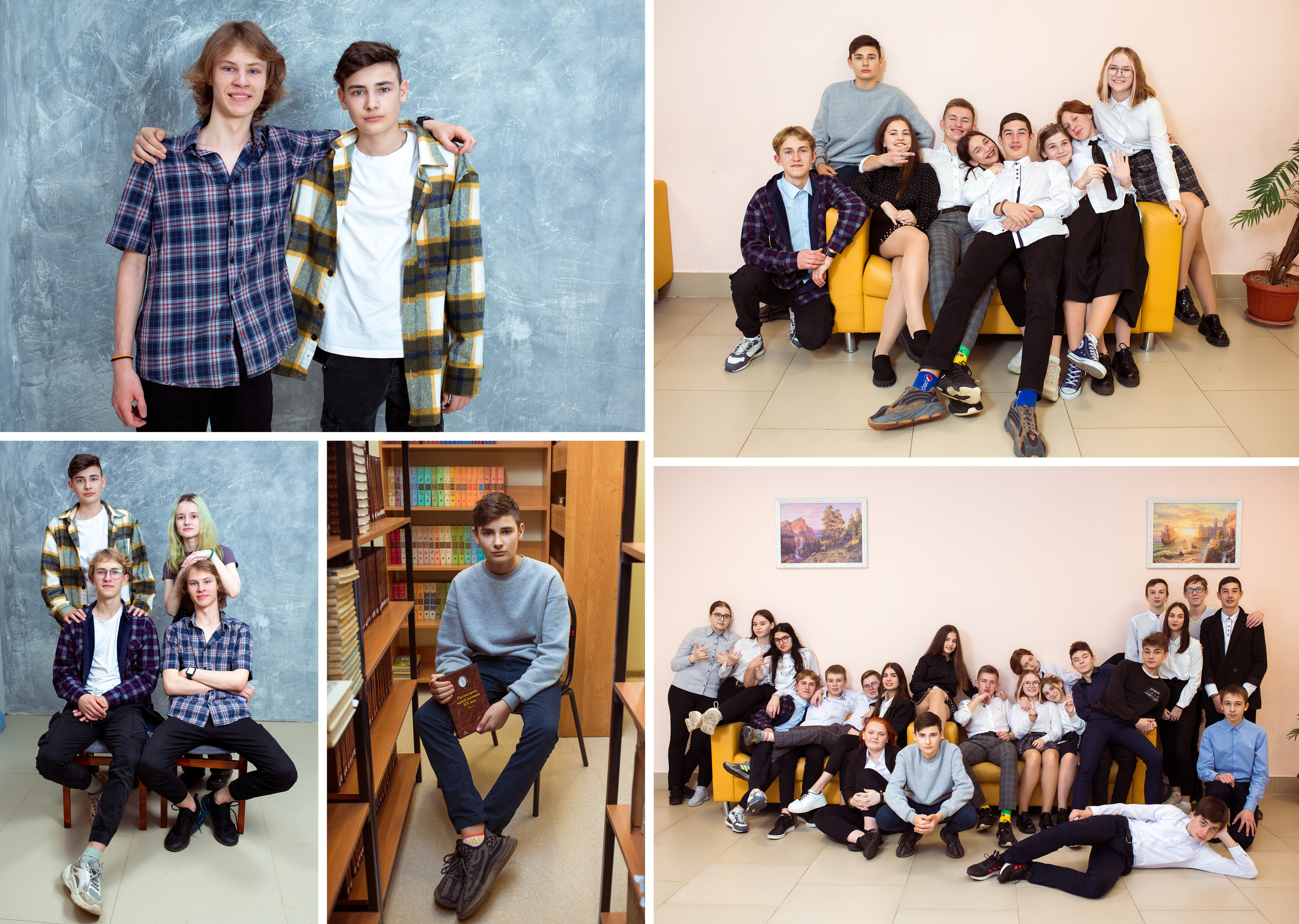 Школьные фотоальбомы для выпускников "Стандарт". Фотограф Антонина Свешникова. ВЫПУСКНЫЕ ФОТОКНИГИ для детских садов и школ. Москва, Владимир