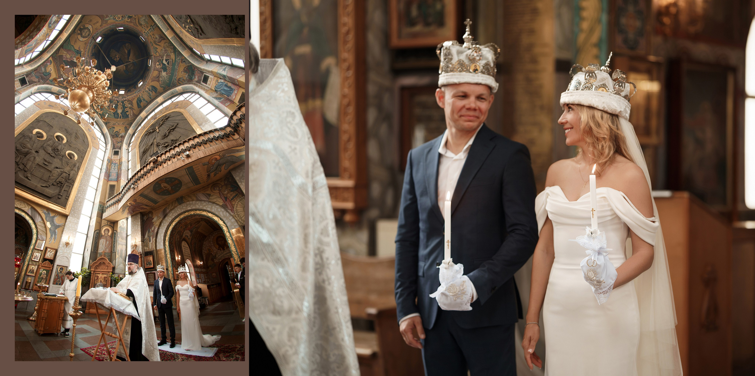 Храм Святого Великомученика Георгия Победоносца на Поклонной Горе, венчание 