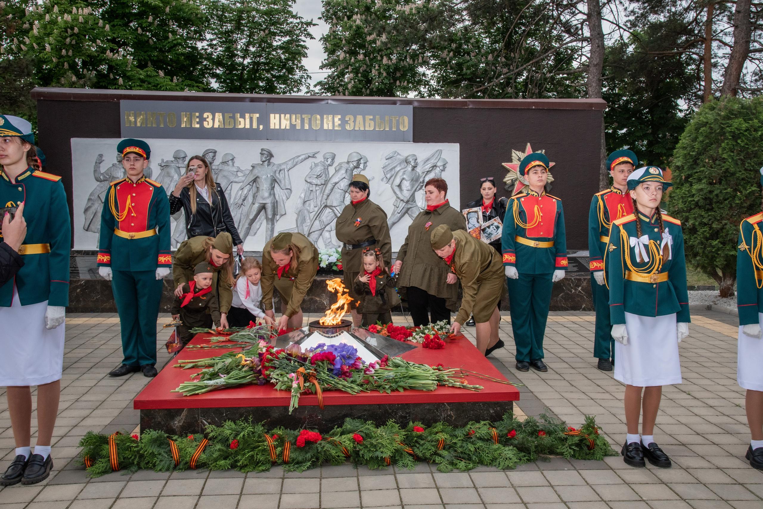 Репортаж для СМИ_9мая_п.Агроном (цветокор). Детский и семейный фотограф Краснодар / Сочи Сергеева Олеся