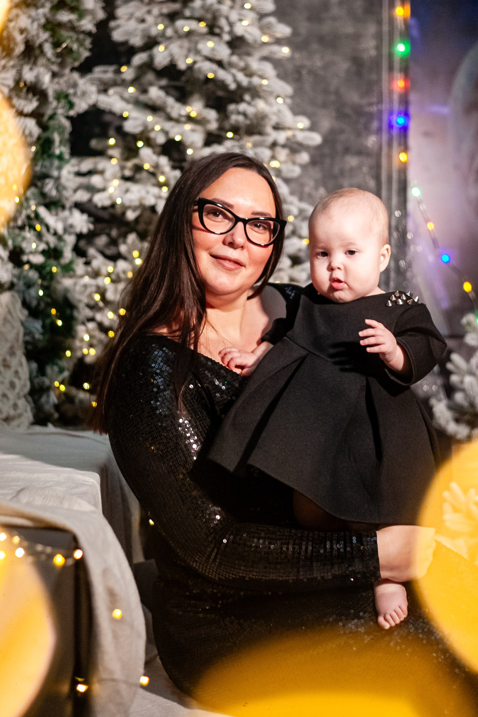 Ульяна и ее семья новый год 2024. Свадебный и семейный фотограф в Армавире