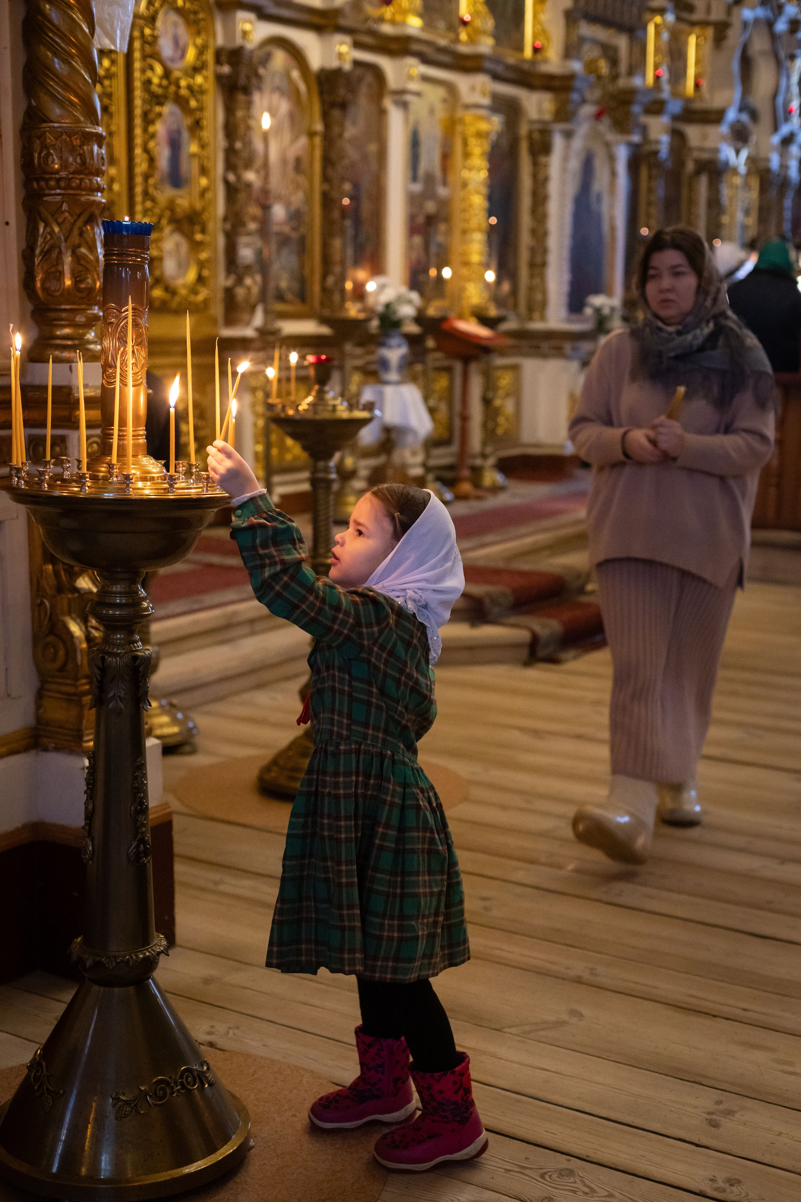 Крещение. Утренняя. Семейный и детский фотограф Анна Петракова