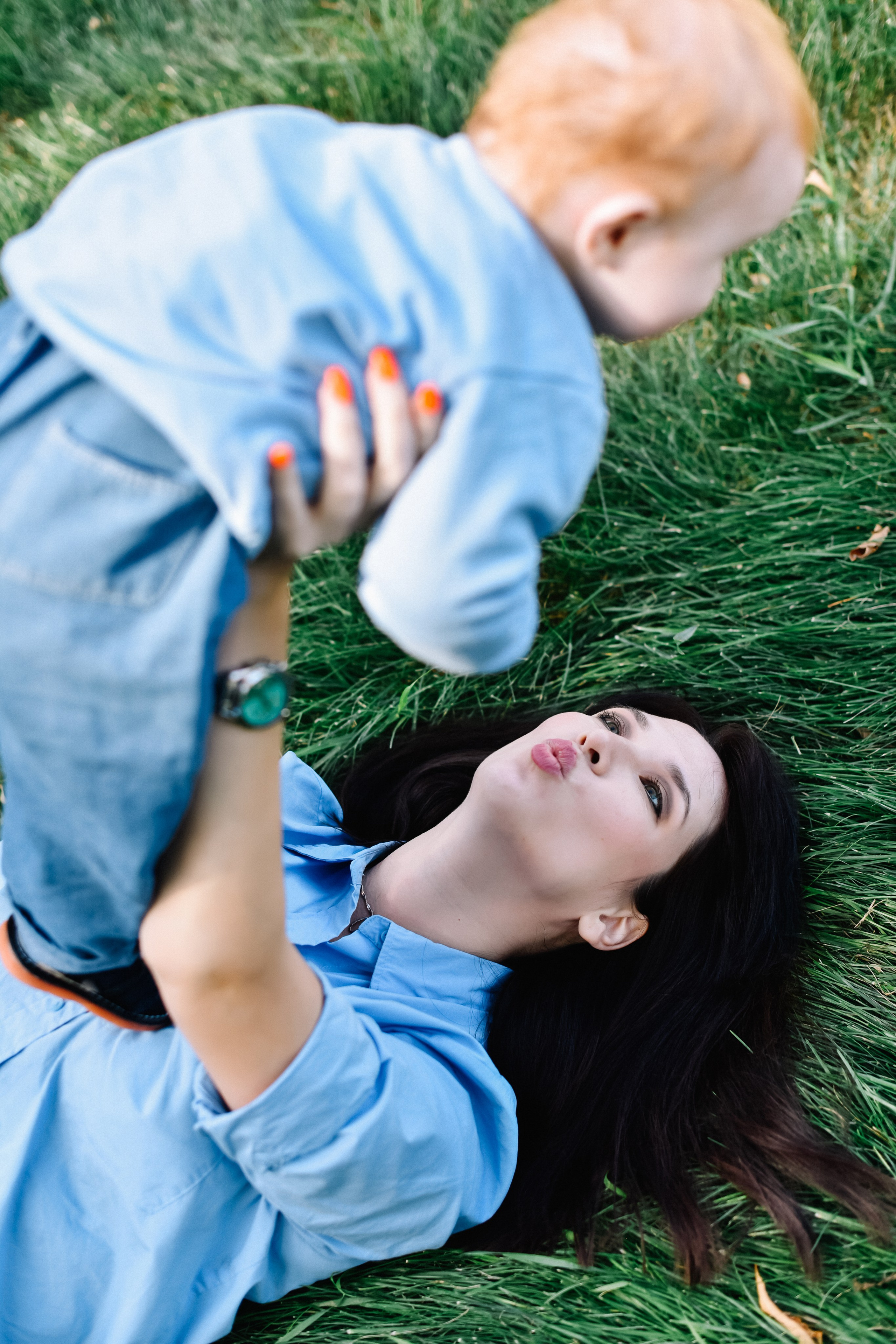 Прогулка Олеси, Льва и Ванечки