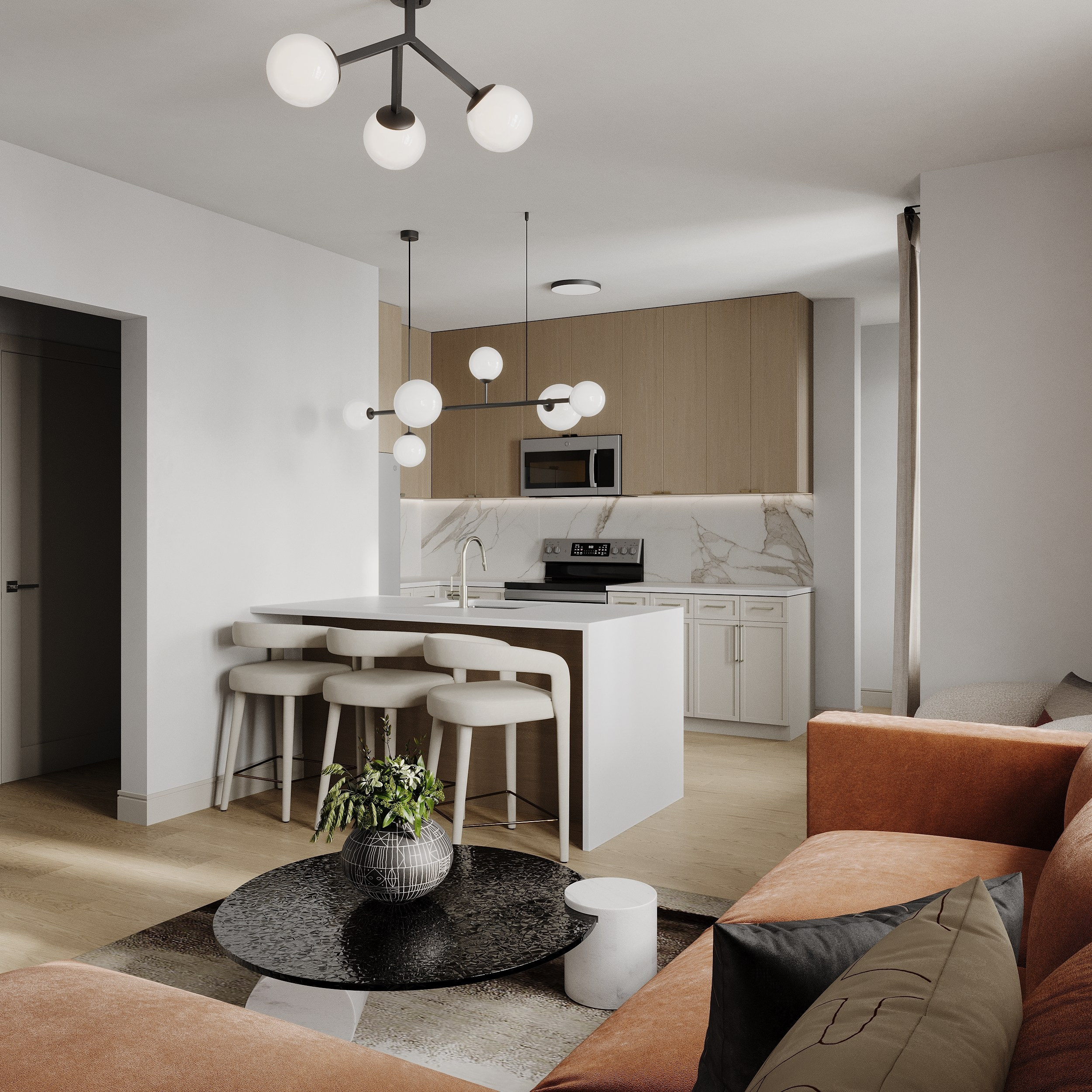 USA, Willow Oak Dr by Situ. Photorealistic 3D visuals for interiors and product renders