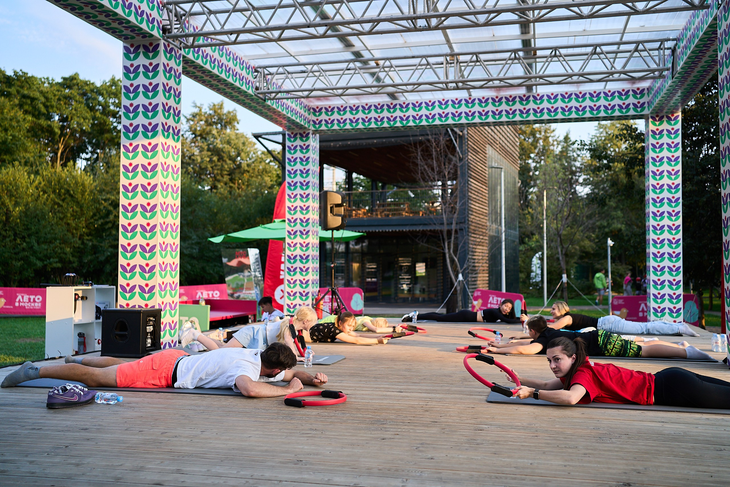 Yamaguchi / открытая тренировка «в стиле Пилатес». Фотограф и Видеограф в Москве. Олег Корушев