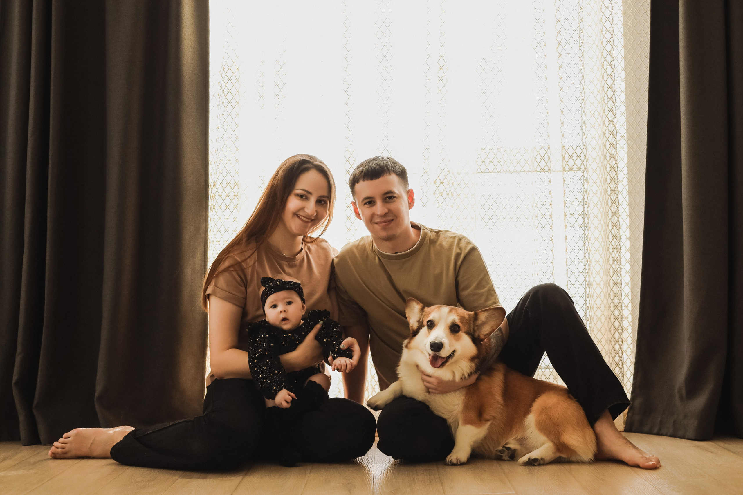 Счастье в семье. Фотоистория Рината, Ксении, Стефании и Изи. Семейный фотограф в Самаре и Казани Александра Никитина