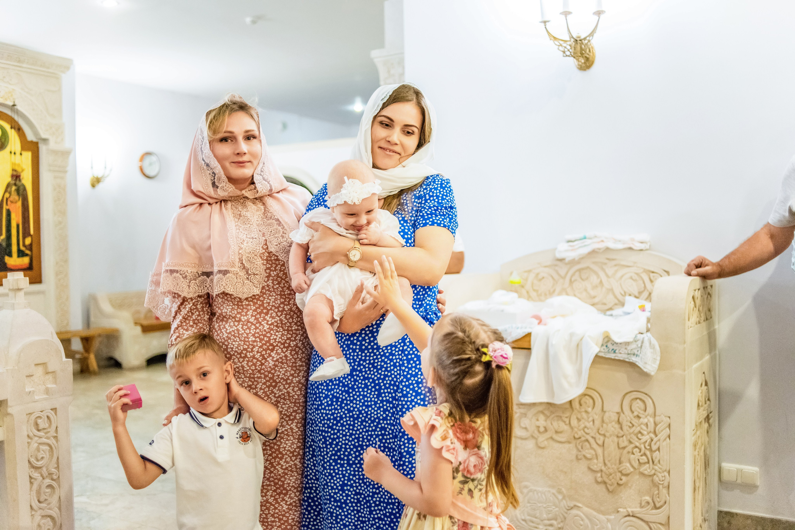 Крещении Ксении. Фотограф Юлия Попова