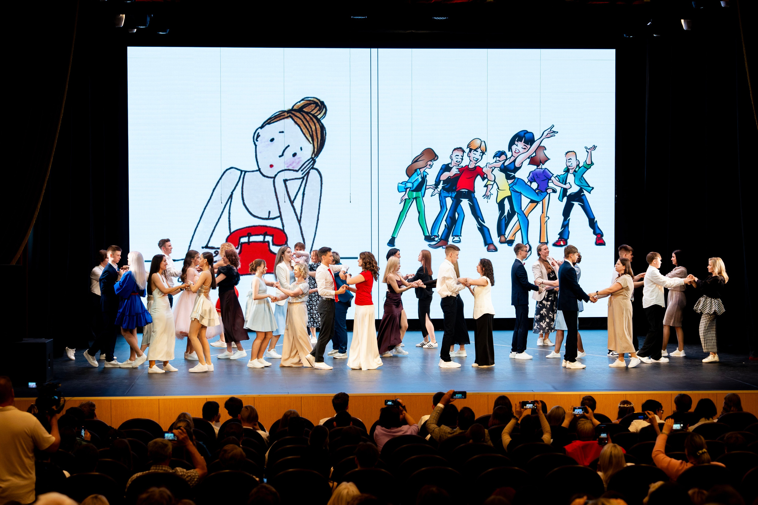 Выдача аттестатов 9 классы. Фотограф Юлия Попова