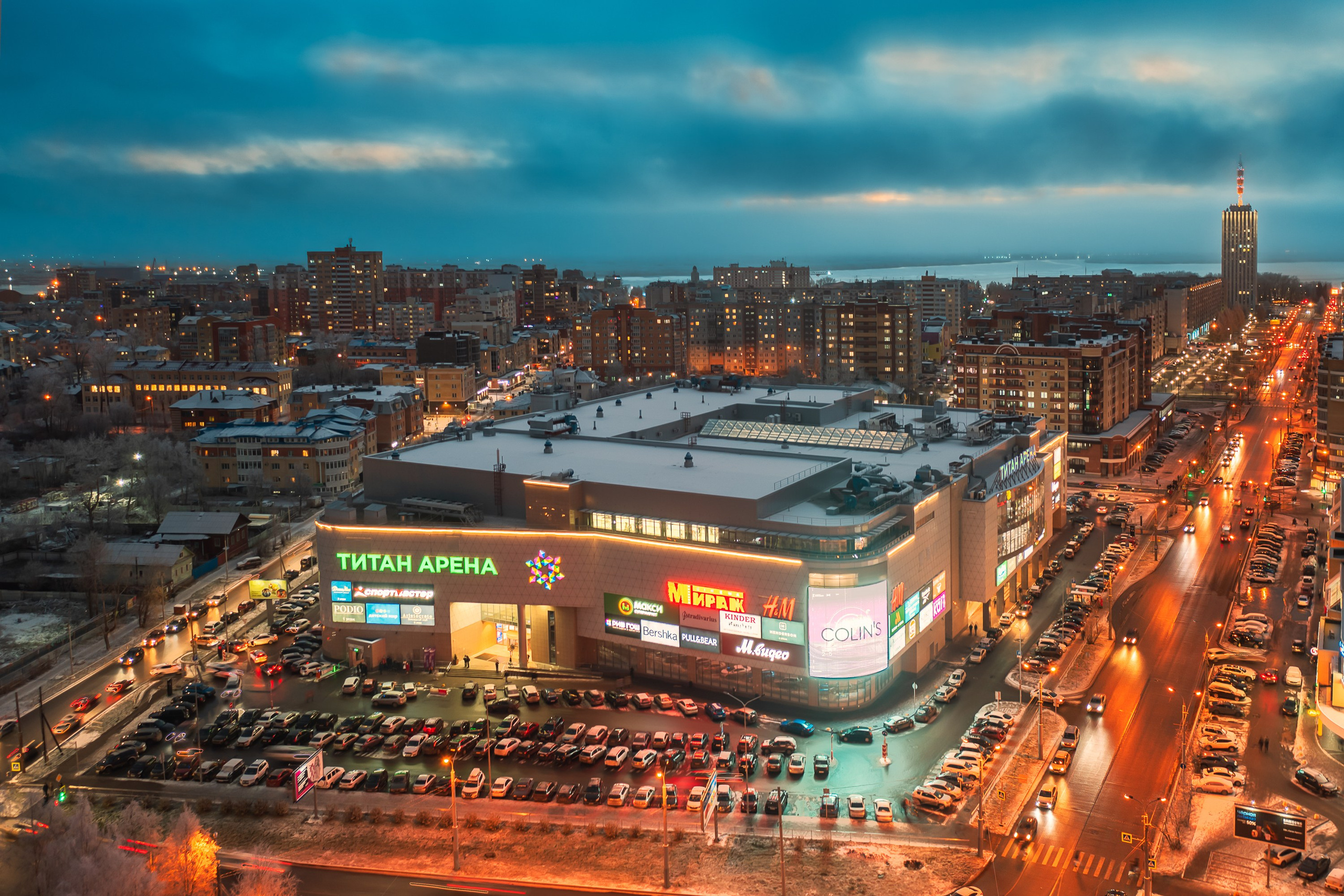 Город. Аэросъемка в Архангельске, Александр Ермолин