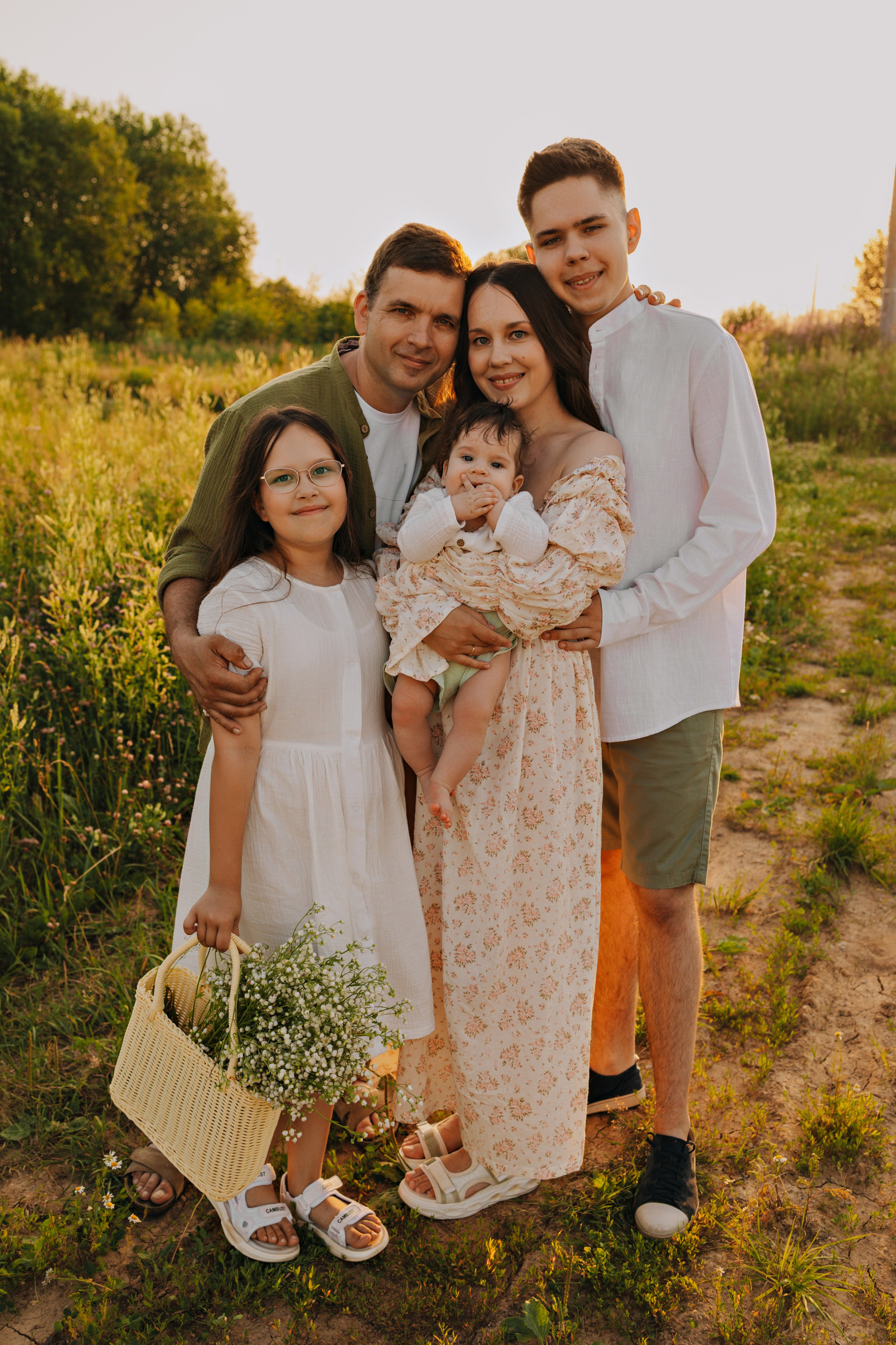 Семейный Пикник: Летняя Съемка