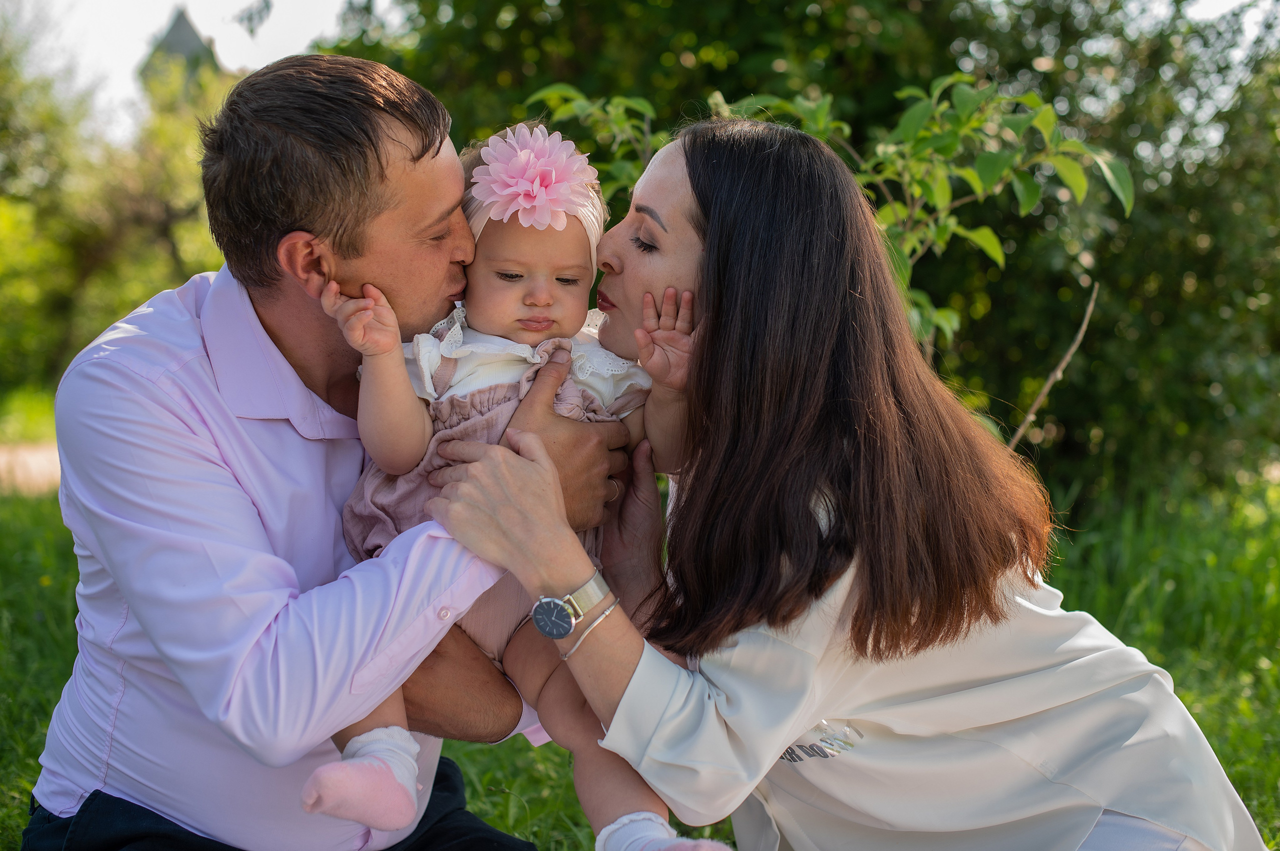 Оля, Кира, Сергей. Фотограф Виктория Воронина