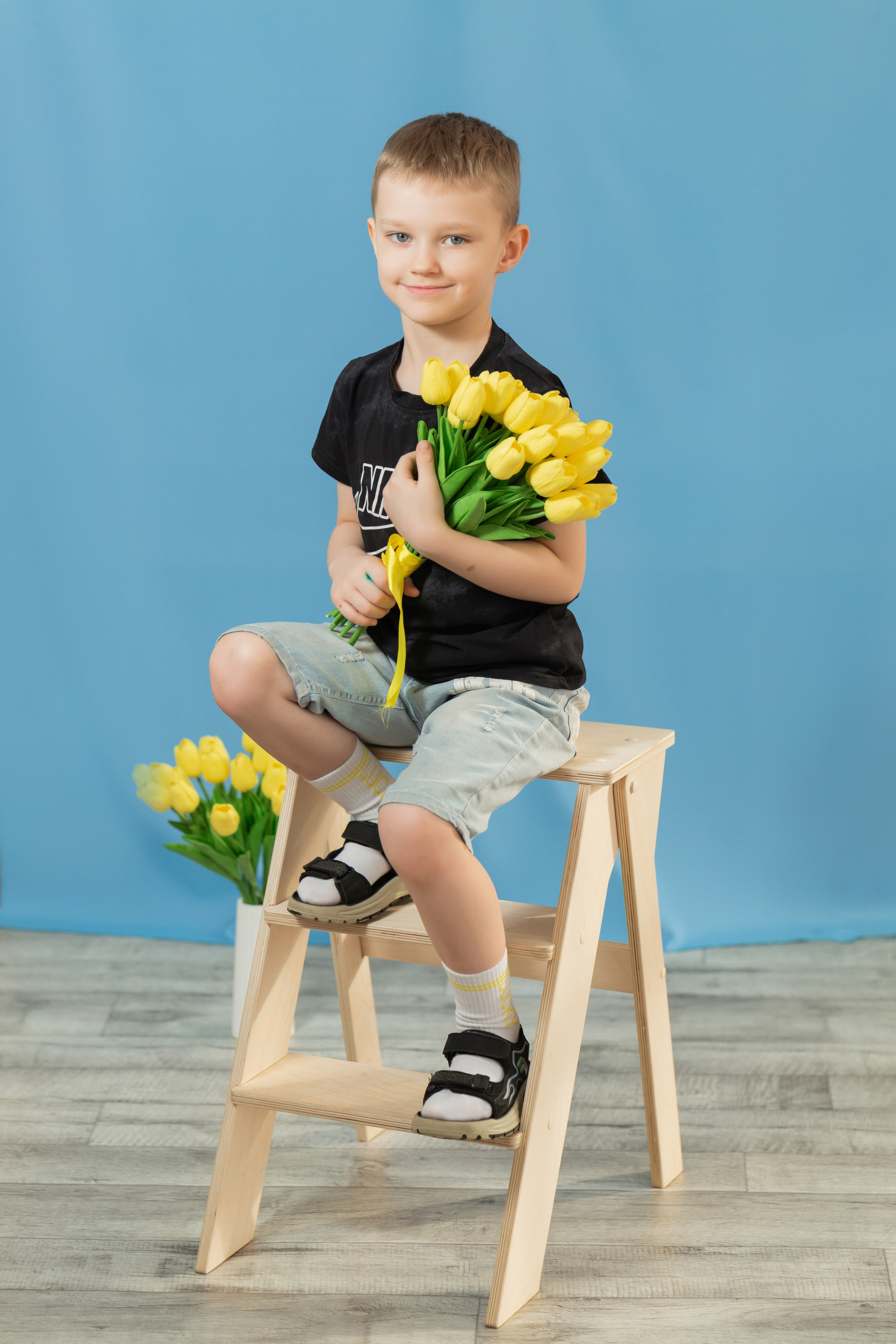 Весенний фотопроект в детском саду. Фотограф Южно-Сахалинск