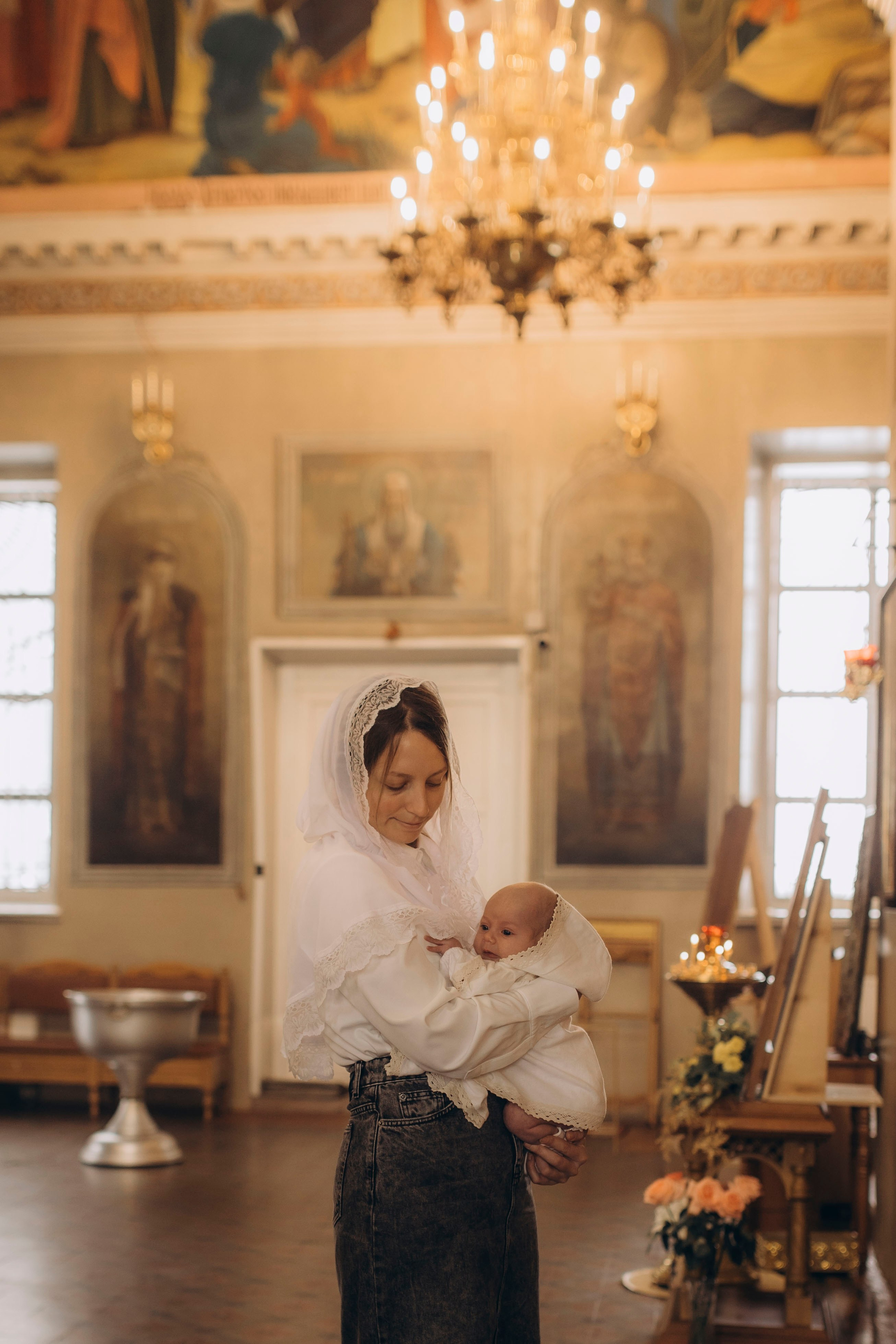 Таинство крещения Таисии. Фотограф Юлия Хакимова / Казань/ Чистополь