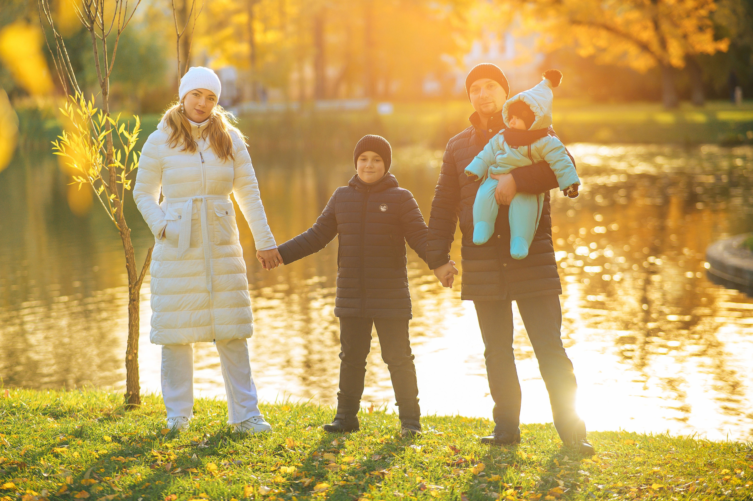 Осенняя съемка для семьи в Санкт-Петербурге. Семейный и свадебный фотограф в Санкт-Петербурге Гришин Юрий
