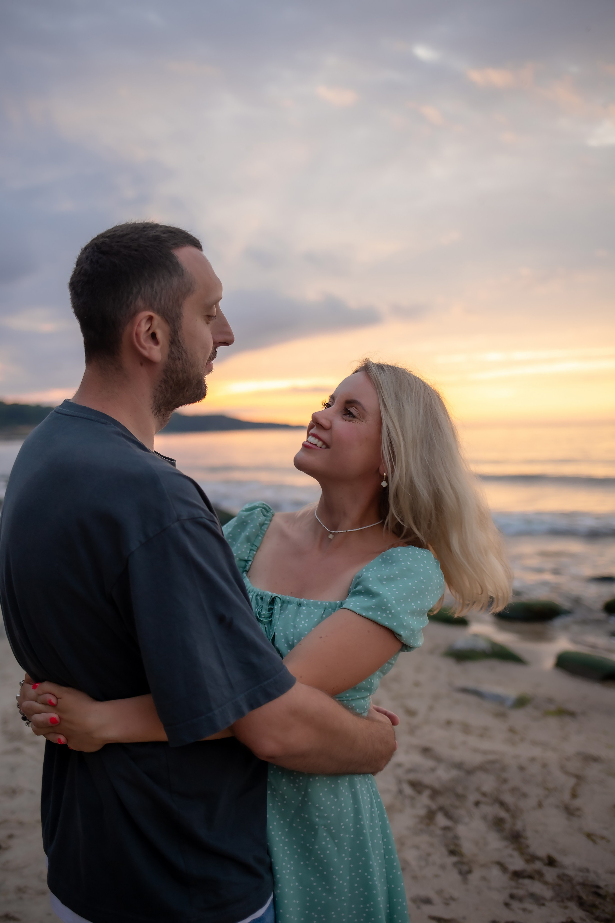 Есеня, Леня и Аня. Закат в Куликово. Фотограф в Калининграде Решетникова Алина