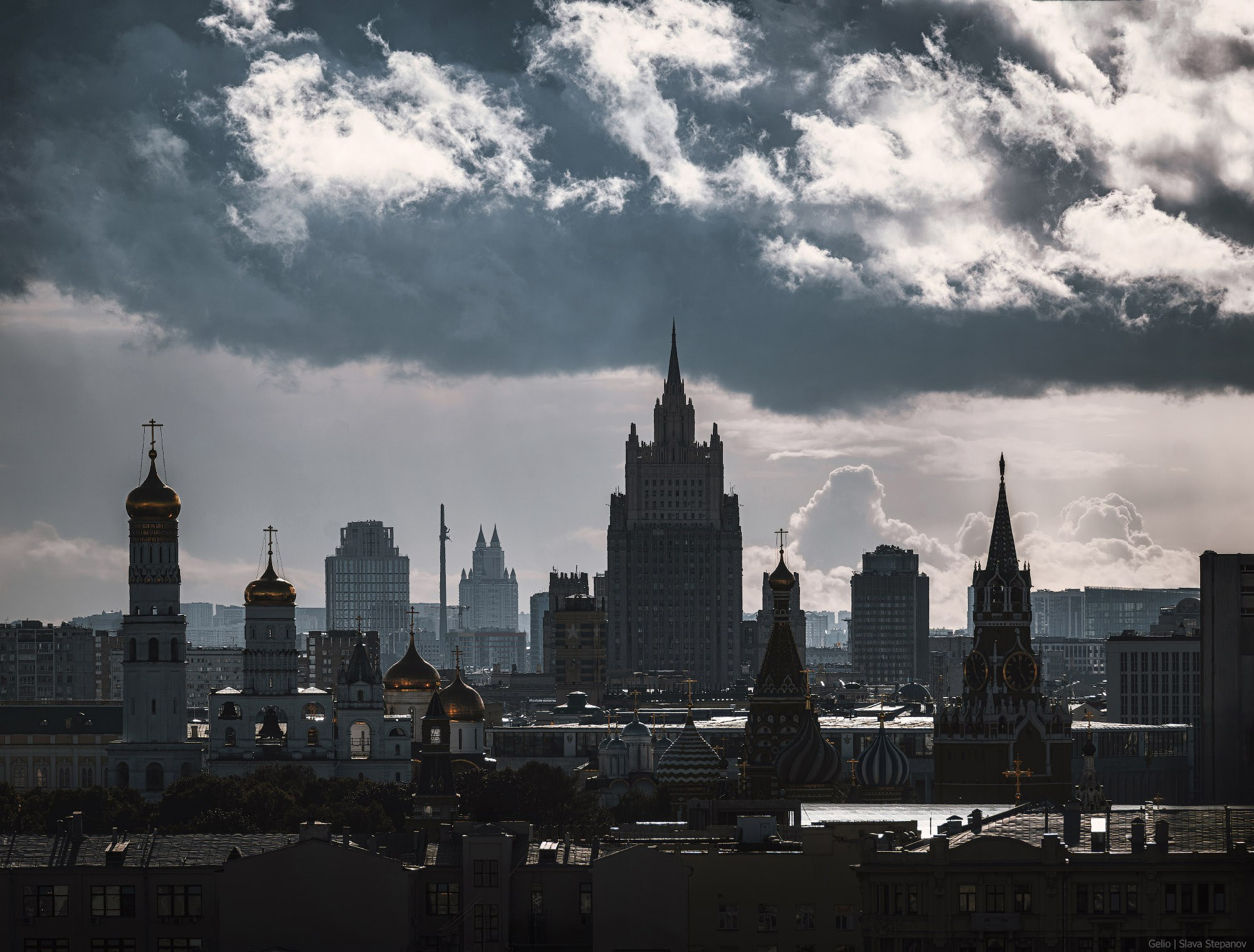 Силуэты центра Москвы